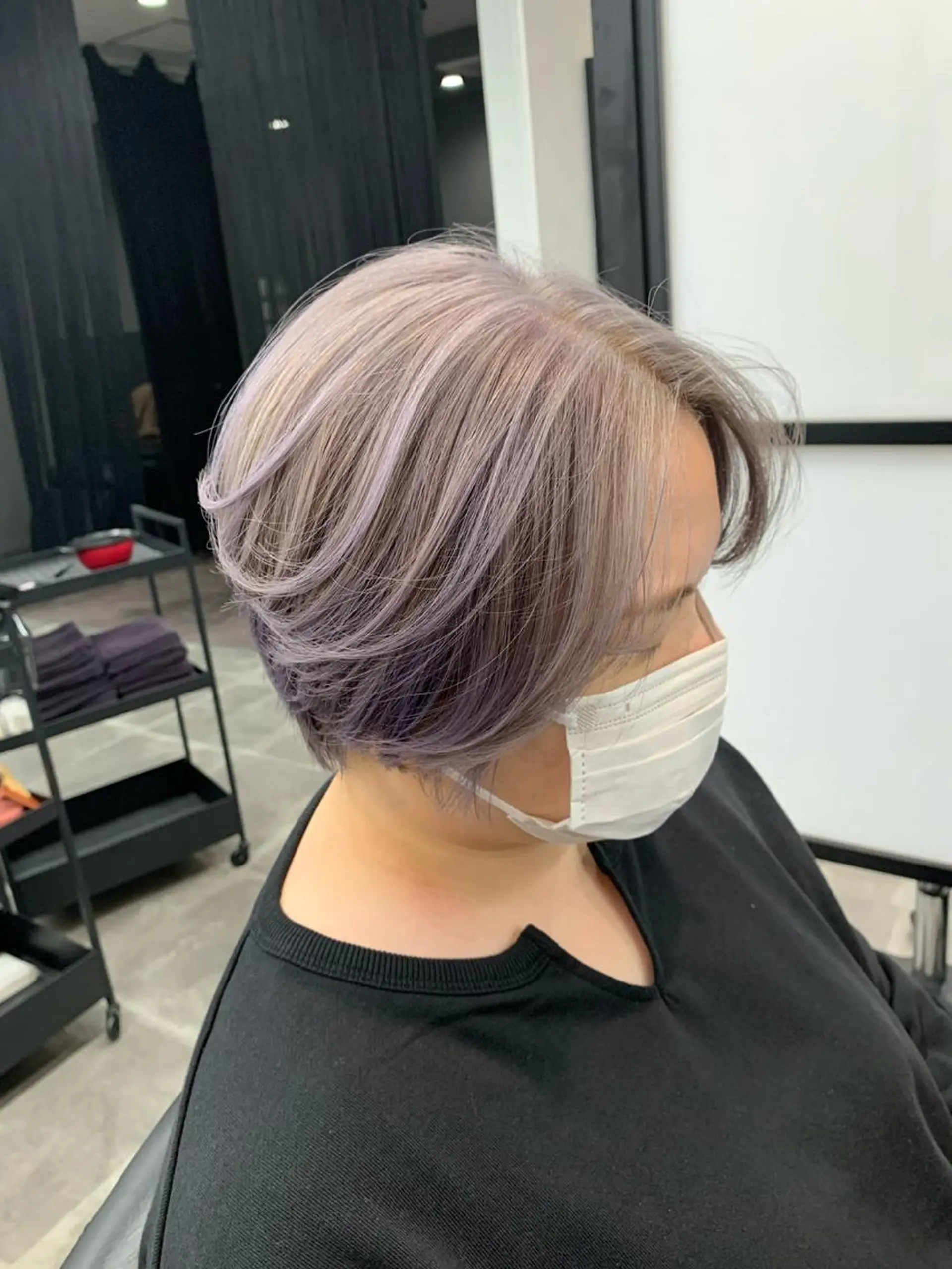 ショート カラー ヘアカラー 菊地 旬のヘアスタイル