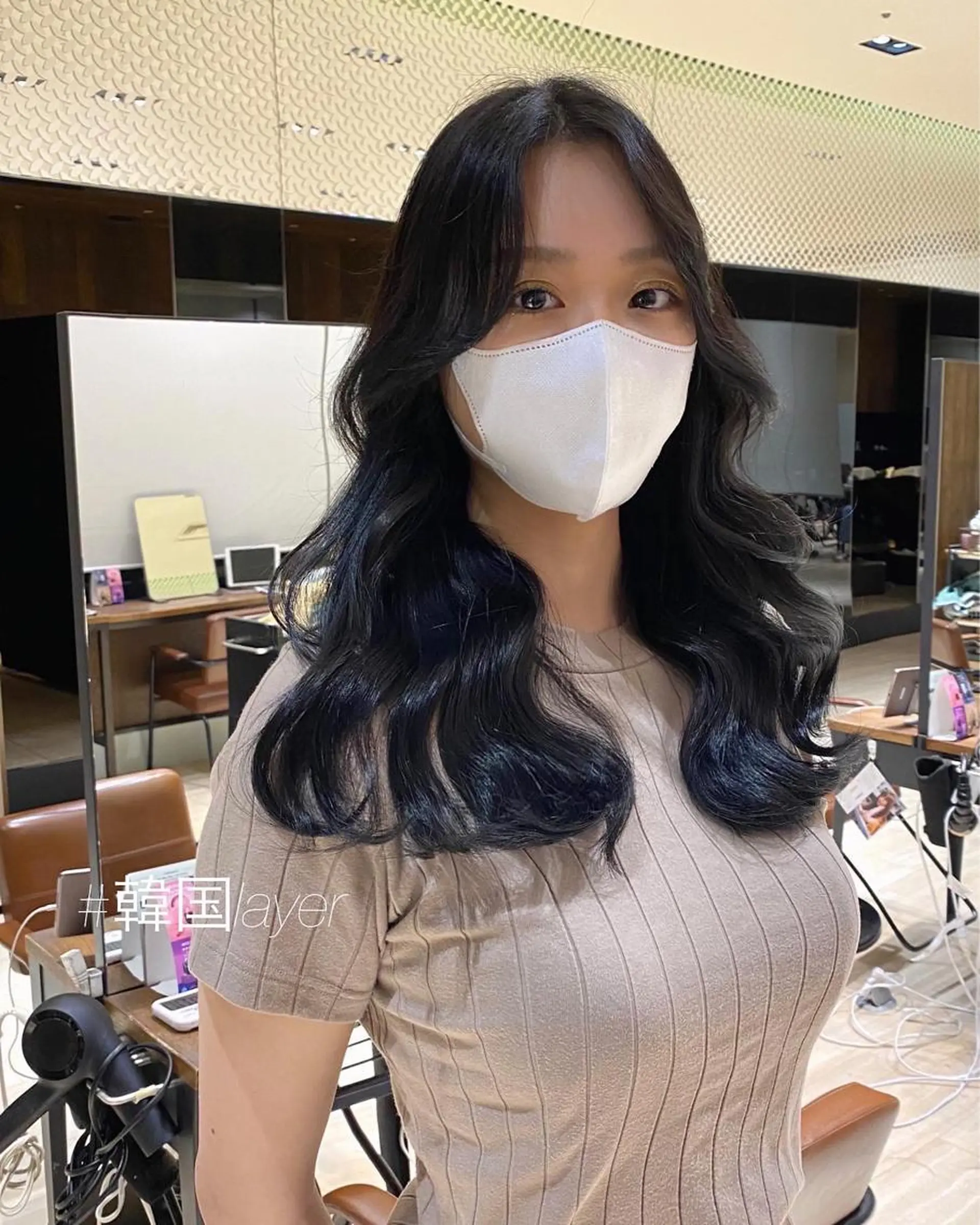 ロング カラー レイヤー/顔周り /透明感🩶高橋大のヘアスタイル