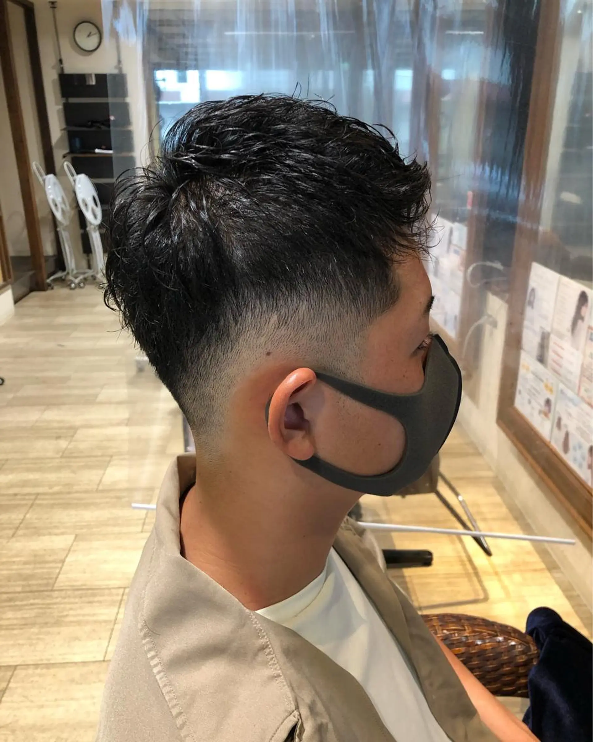 ショート メンズ パーマ/ハイトーン スパイキー/神田正紀のヘアスタイル