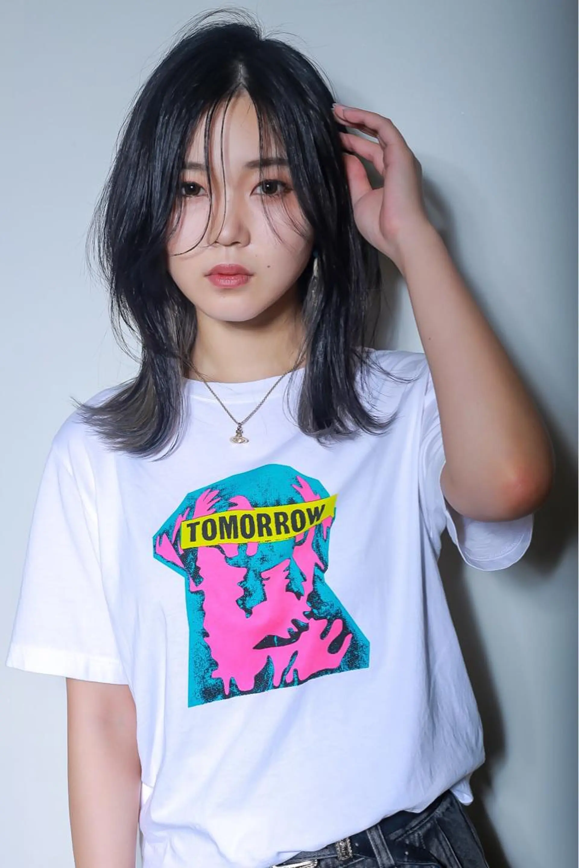 セミロング カラー 伊藤 裕貴のヘアスタイル