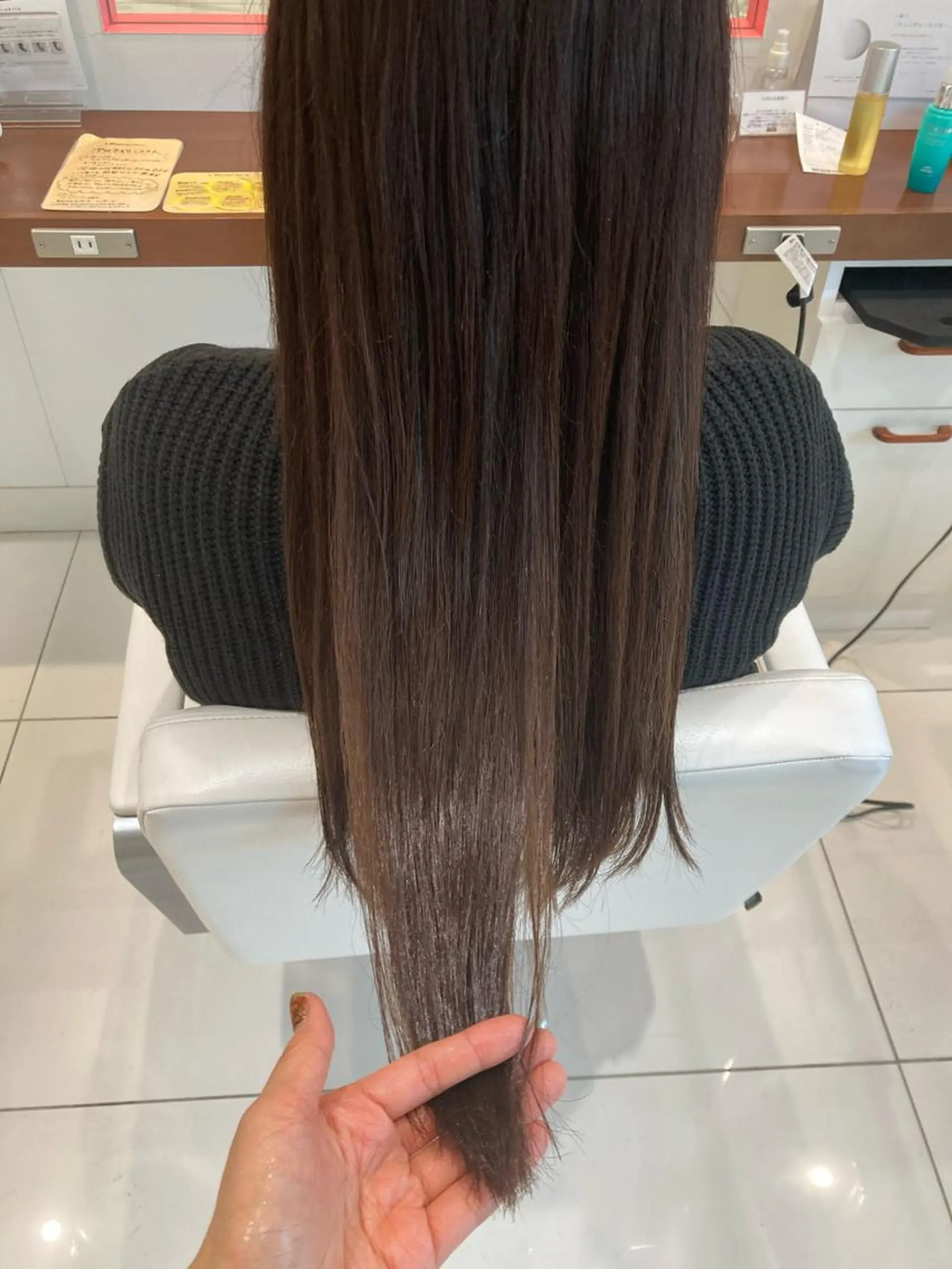 ロング トリートメント カット トリートメント 坂口 愛のヘアスタイル