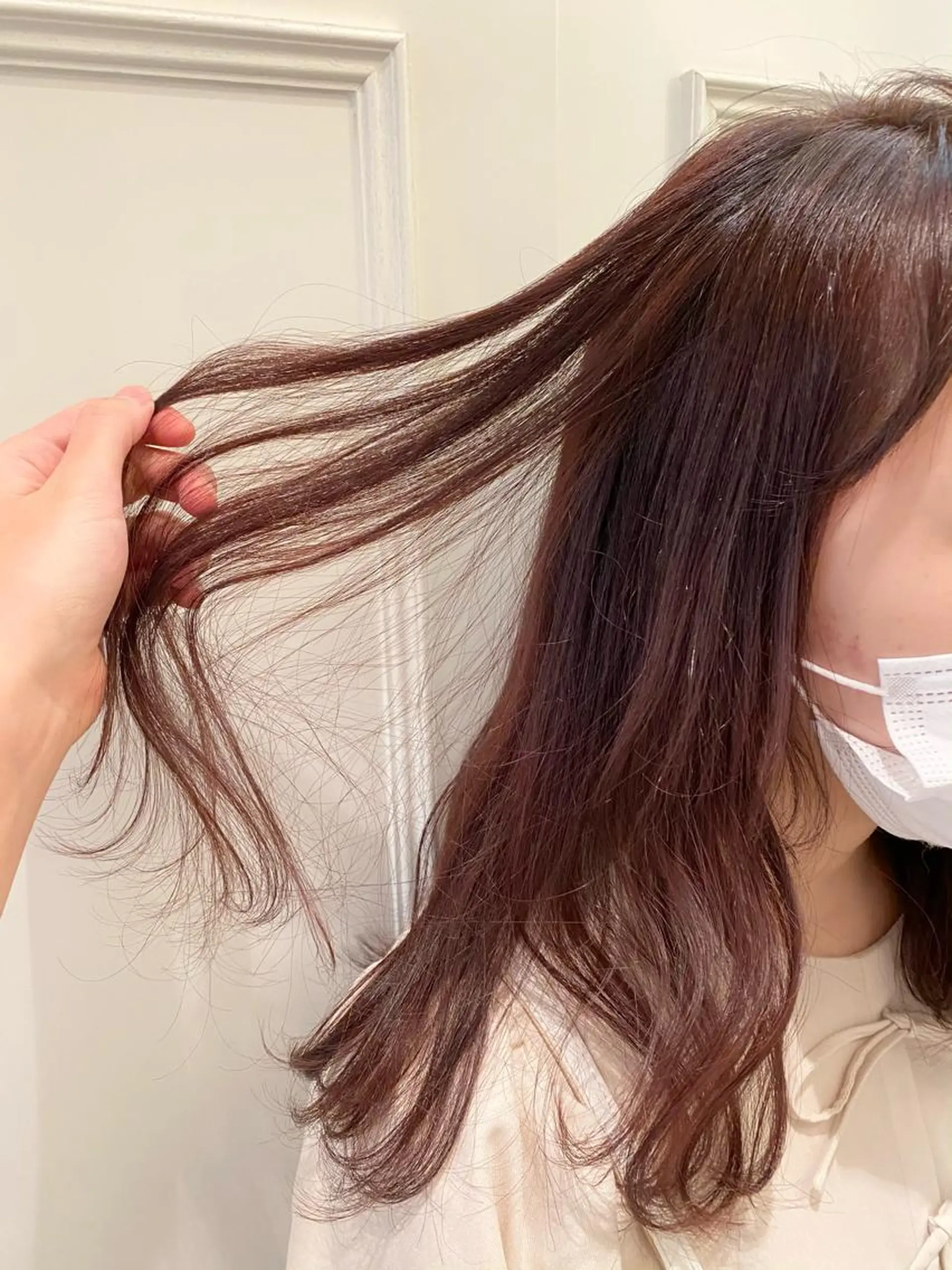 ミディアム 大久保 愛のヘアスタイル