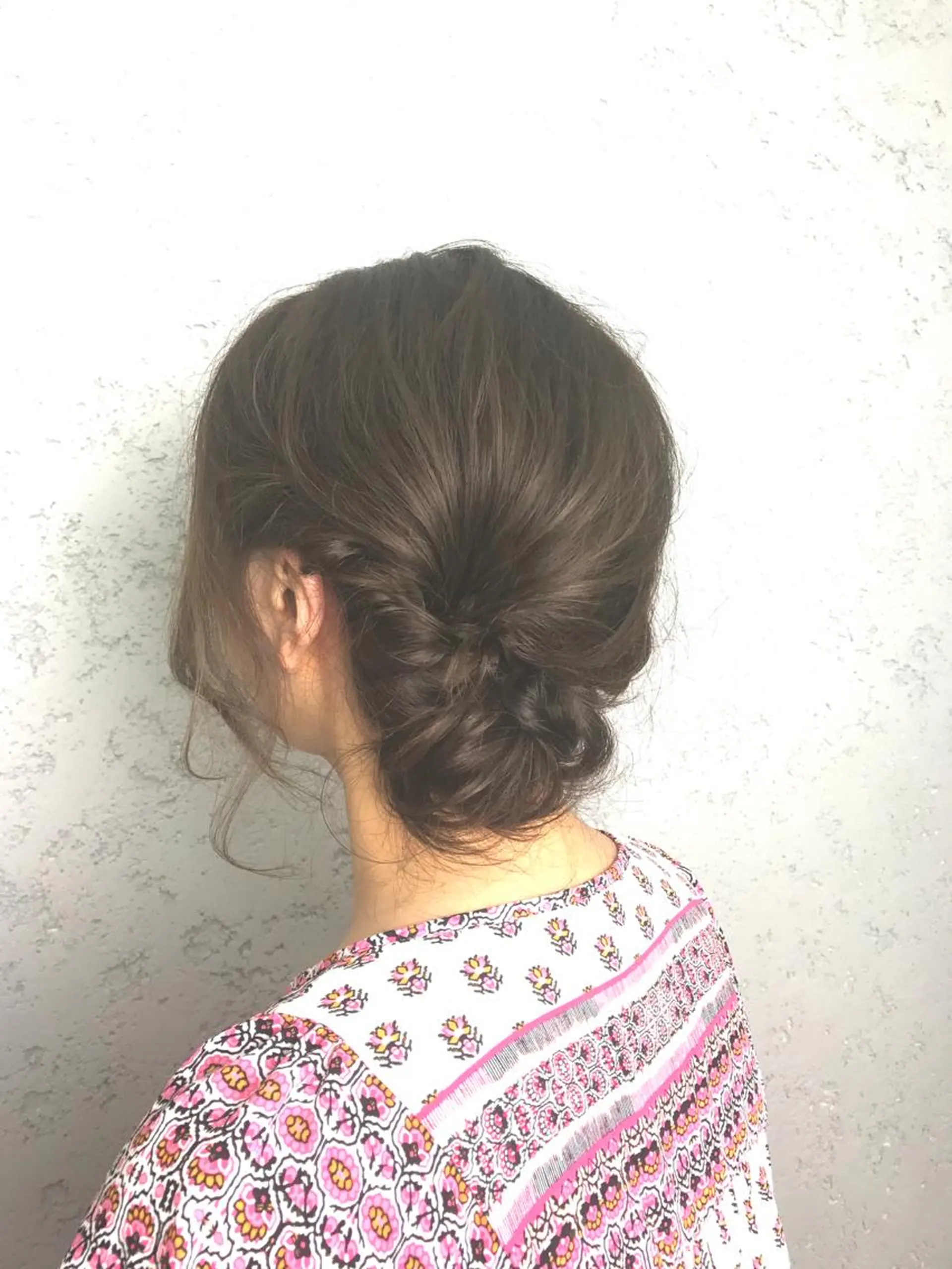 セミロング カラー パーマ ヘアアレンジ 韓国ヘア✨グレージュ カラーasamiのヘアスタイル