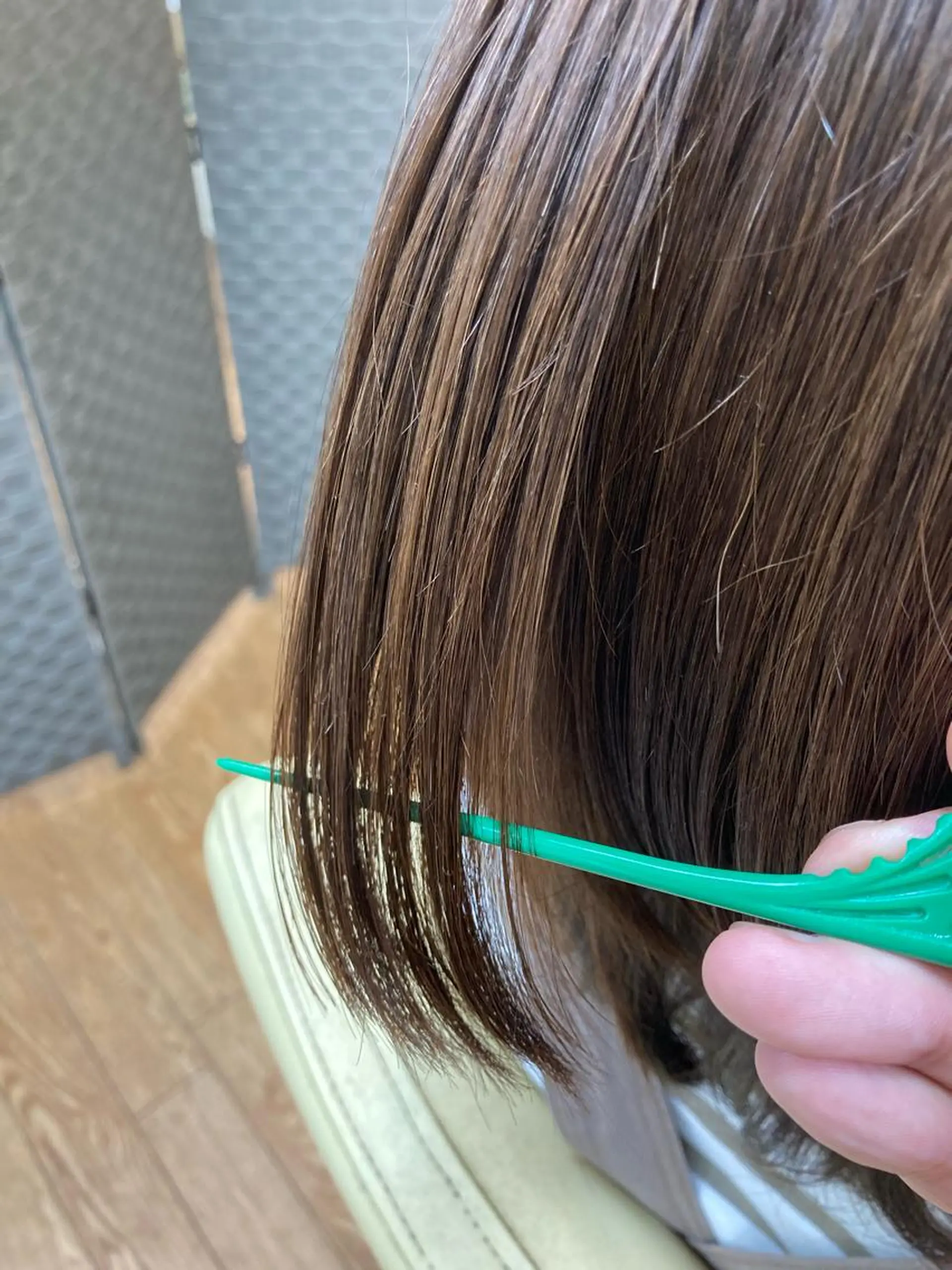 ロング カラー 浅岡 青希のヘアスタイル