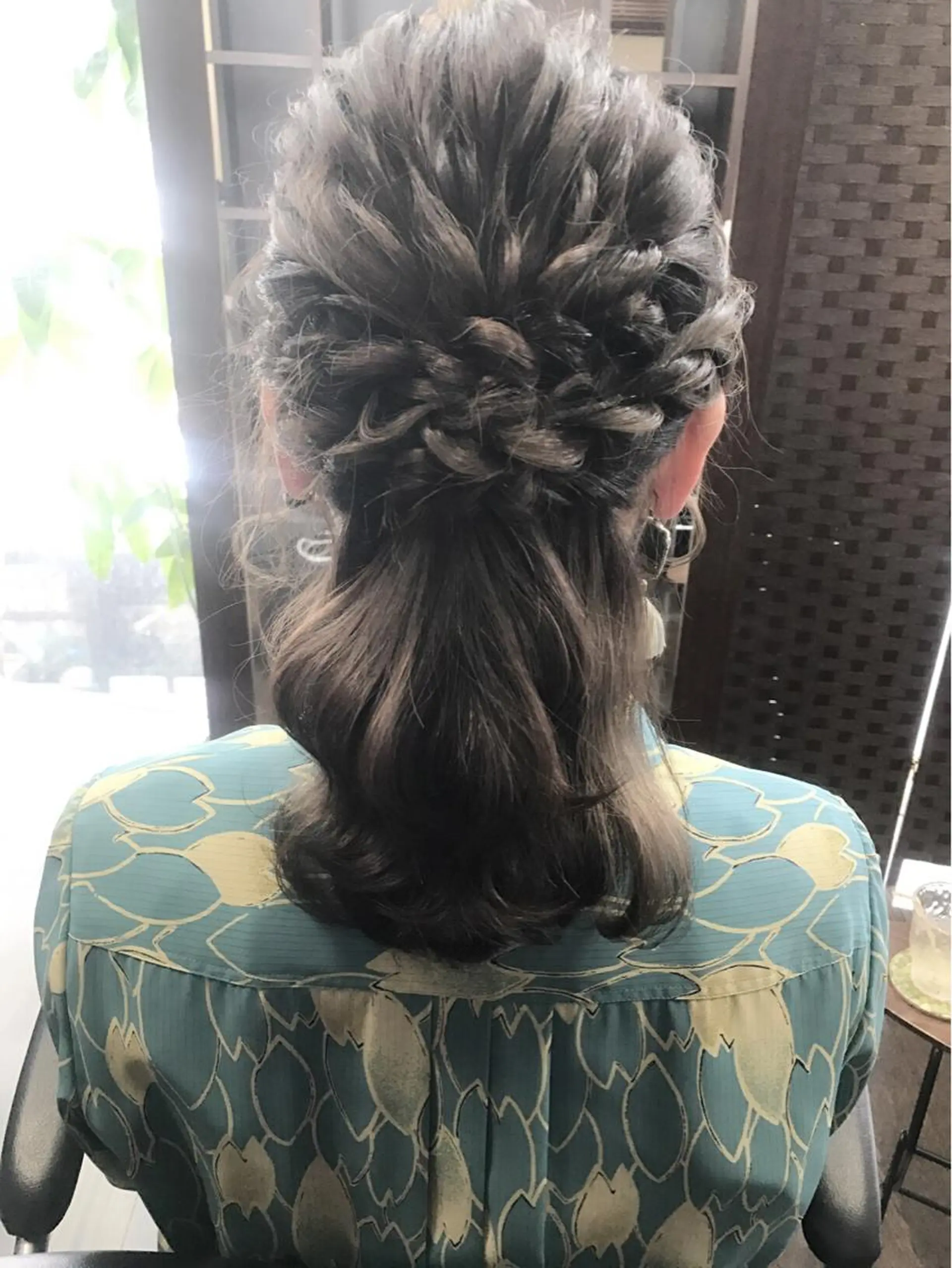 セミロング ヘアアレンジ 結婚式・ブライダル 沢田 瞳のヘアスタイル