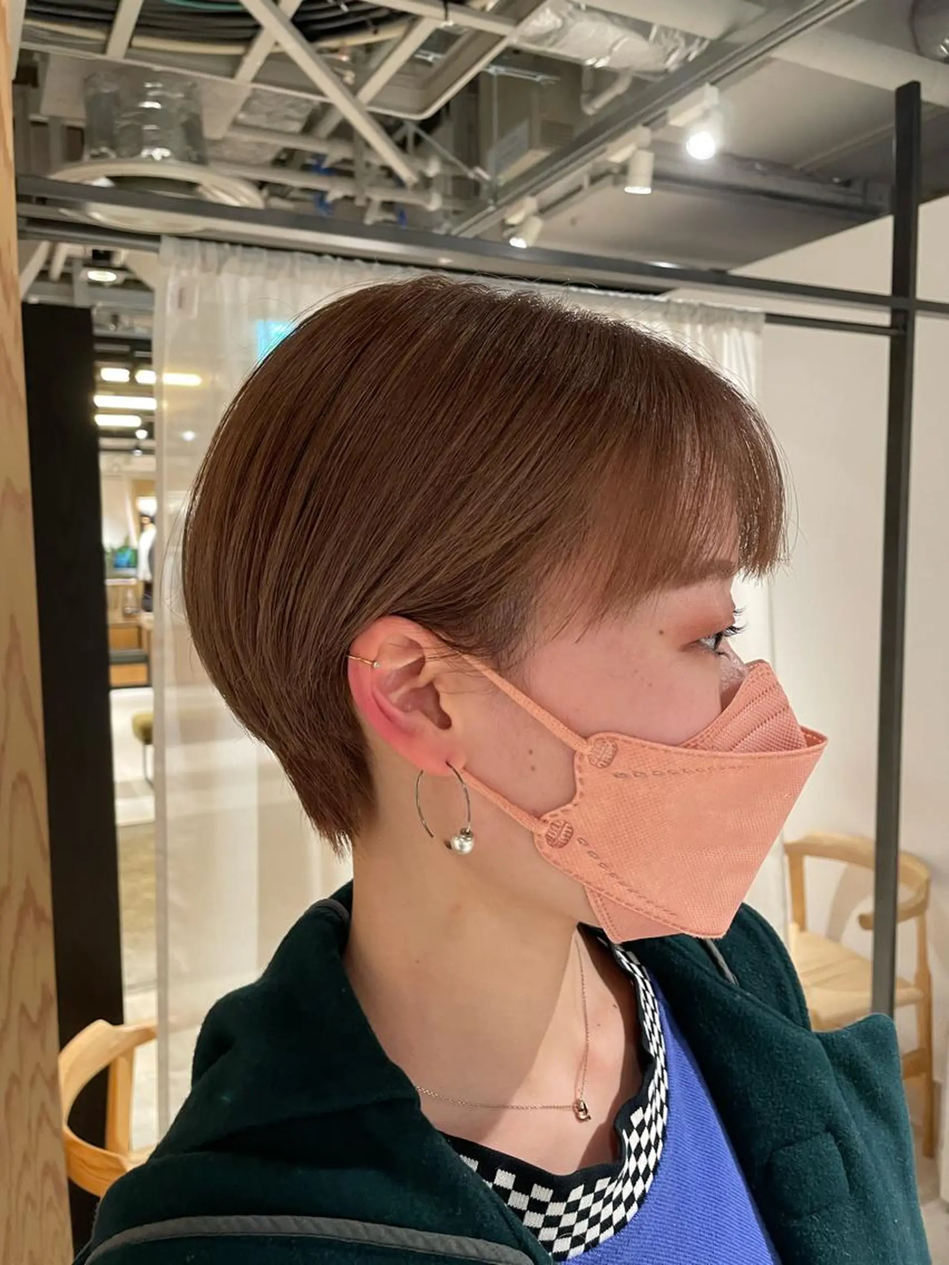 ショート カラー ヘアアレンジ 吉田一輝 外国人パーマのヘアスタイル