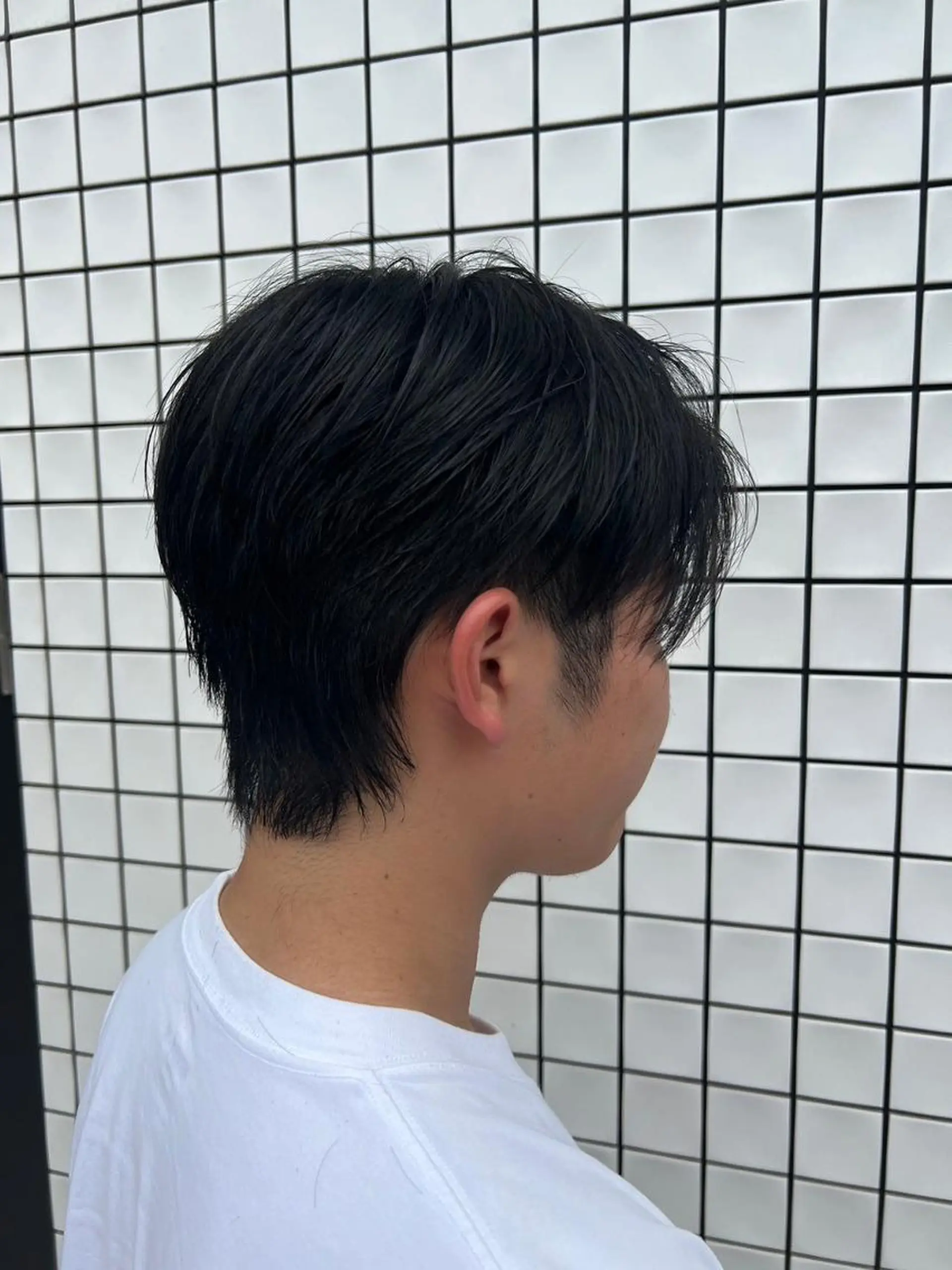 ショート カラー メンズ パーマ センターパート メンズパーマ スパイキーショート くせ毛 ショートヘア ✨メンズカット海老名 No.1/上田琉翔✨のヘアスタイル