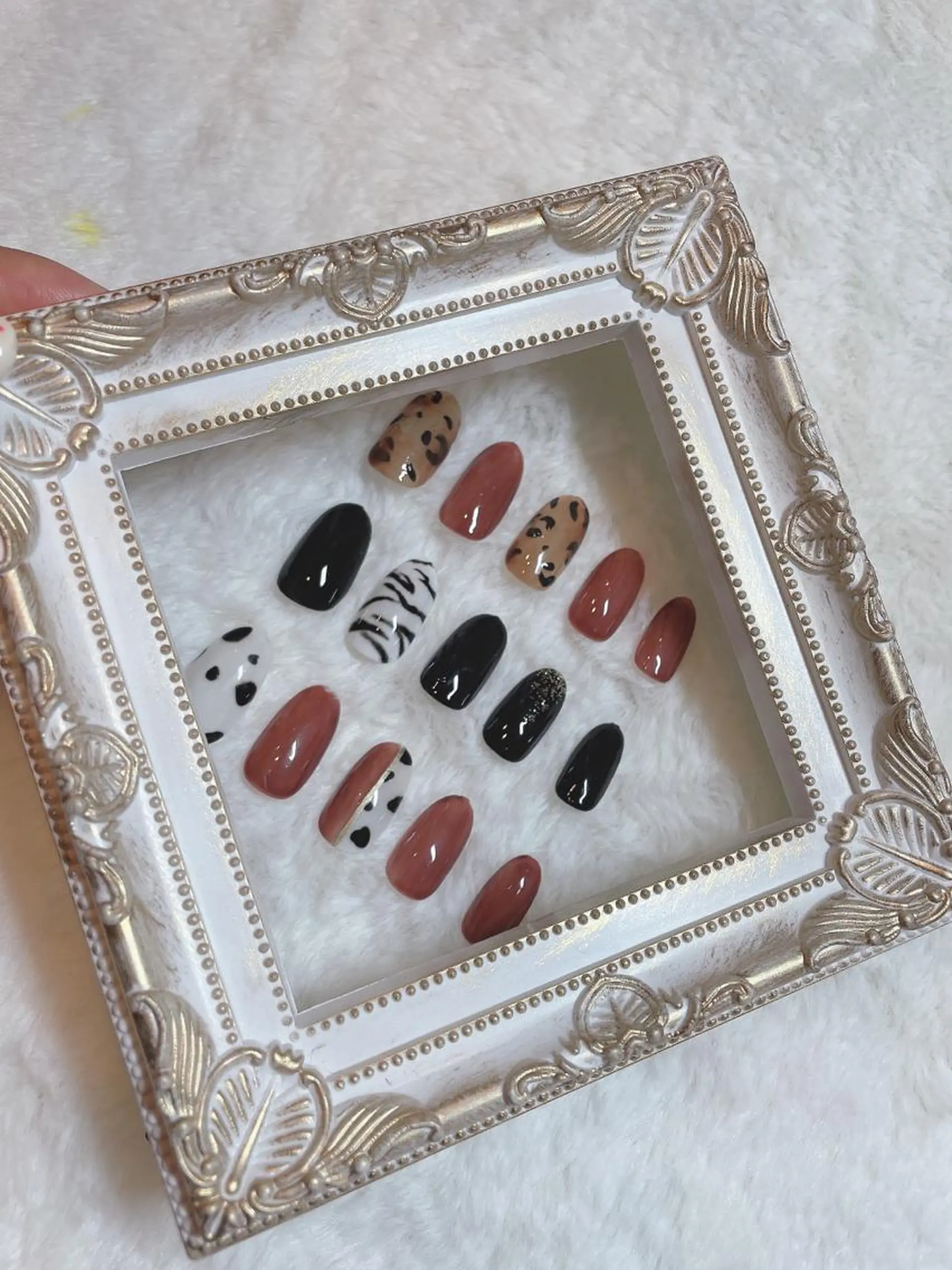 ネイル アニマル柄 頑張る女性の味方✴︎ M.i　nail ♡のネイルデザイン