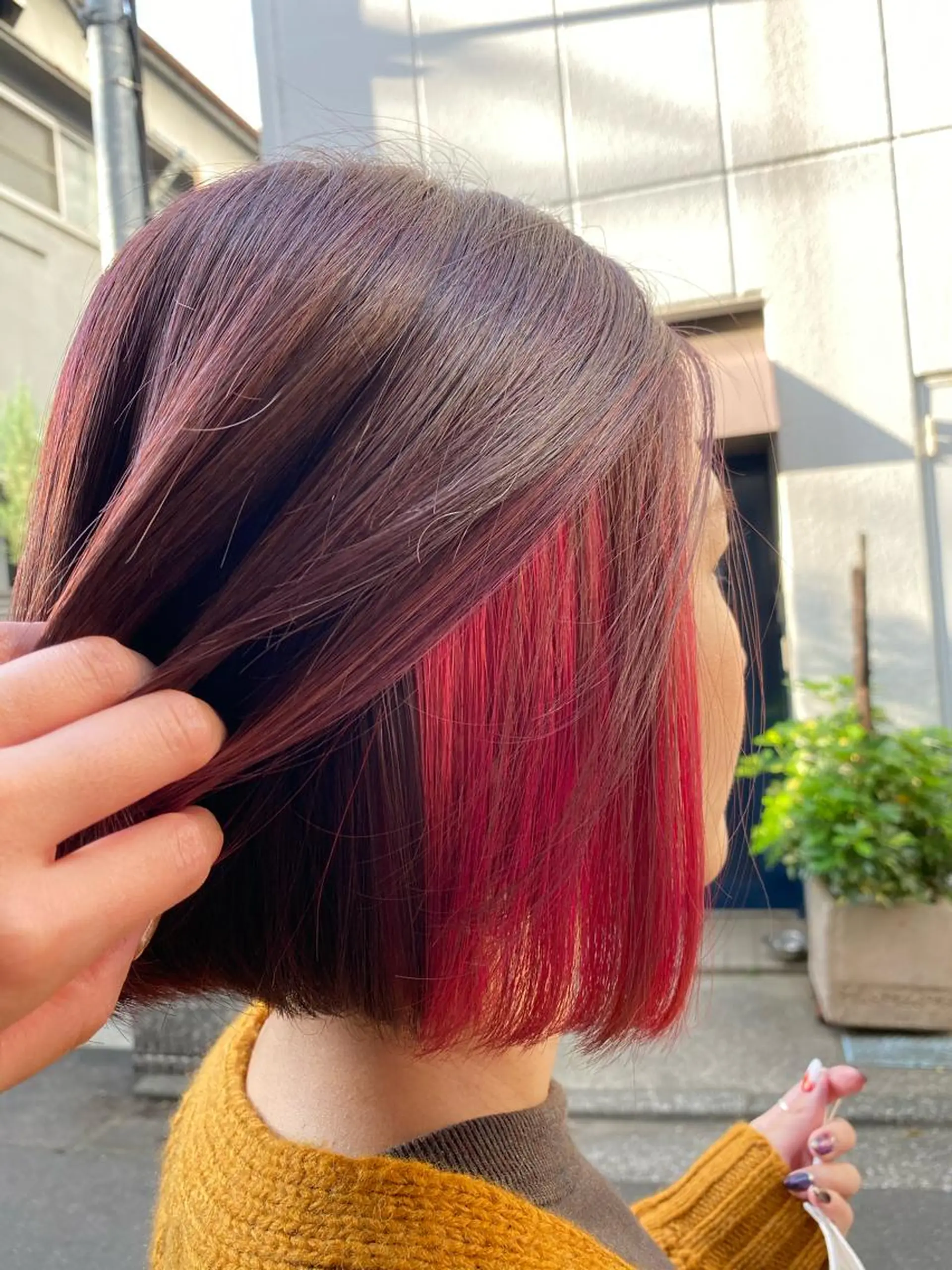 ショート カラー カット ヘアカラー トリートメント pep natsumiのヘアスタイル