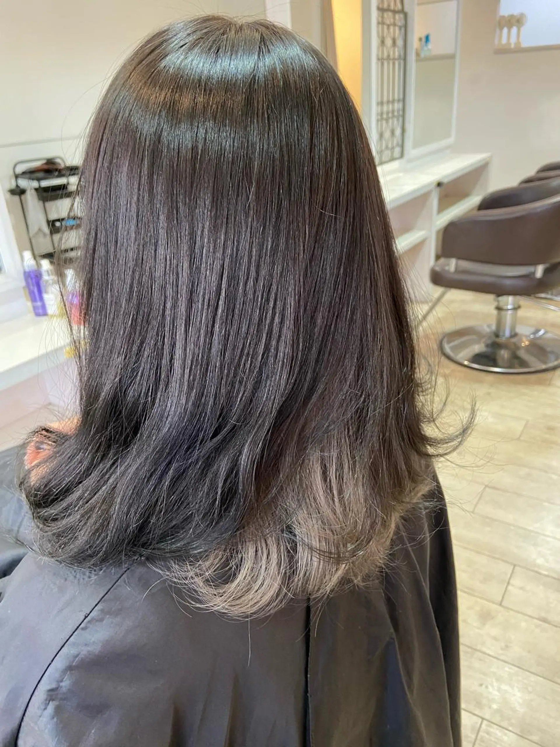 ミディアム 波川 幸功のヘアスタイル