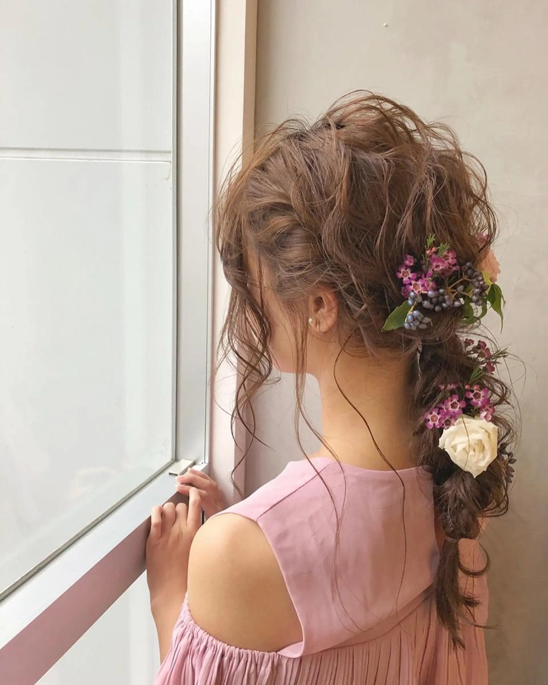 カラー ヘアアレンジ 【骨格診断カット】 .のヘアスタイル