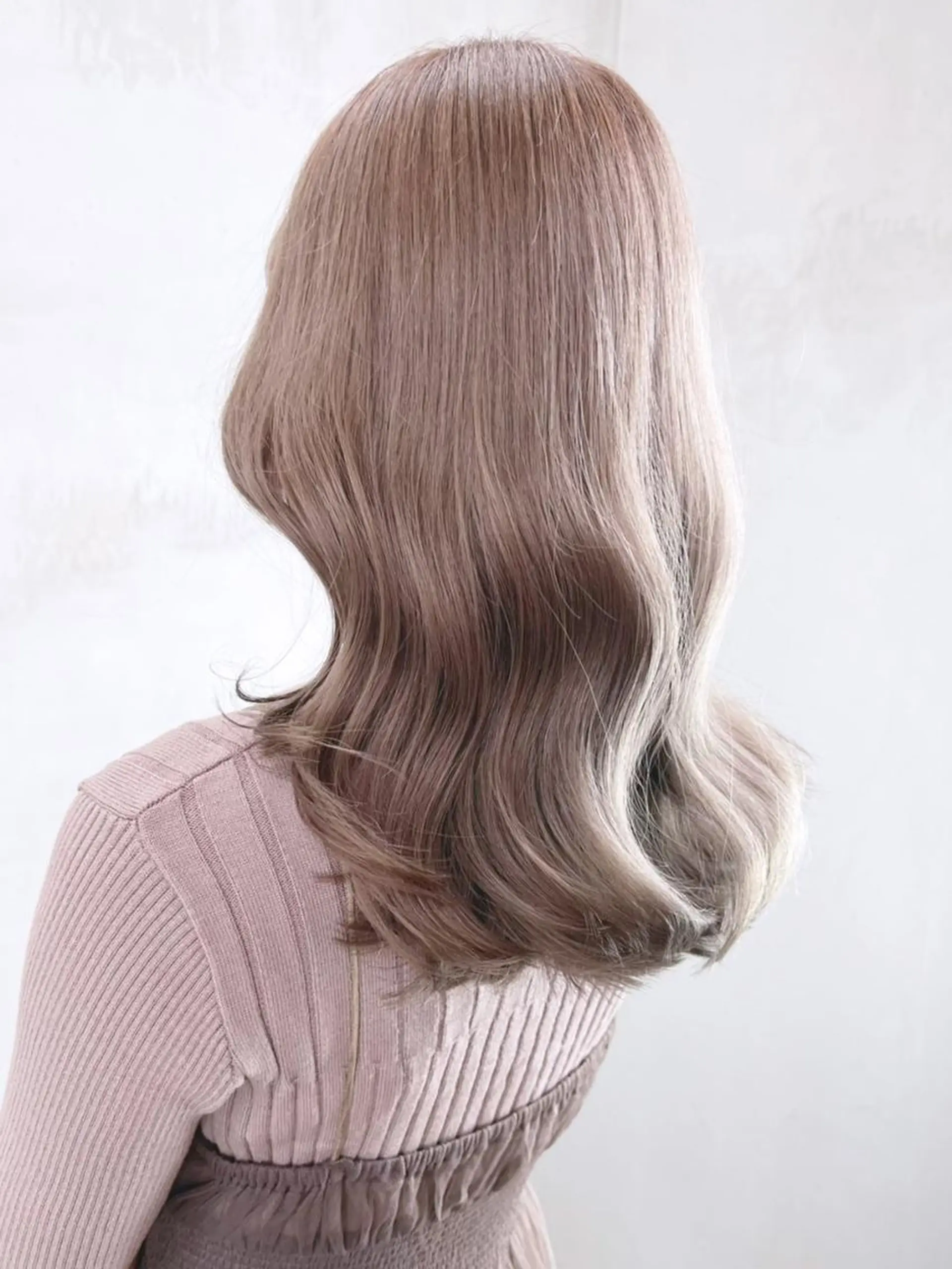 ミディアム カラー ベージュカラー ITbyALBUM 松戸のヘアスタイル