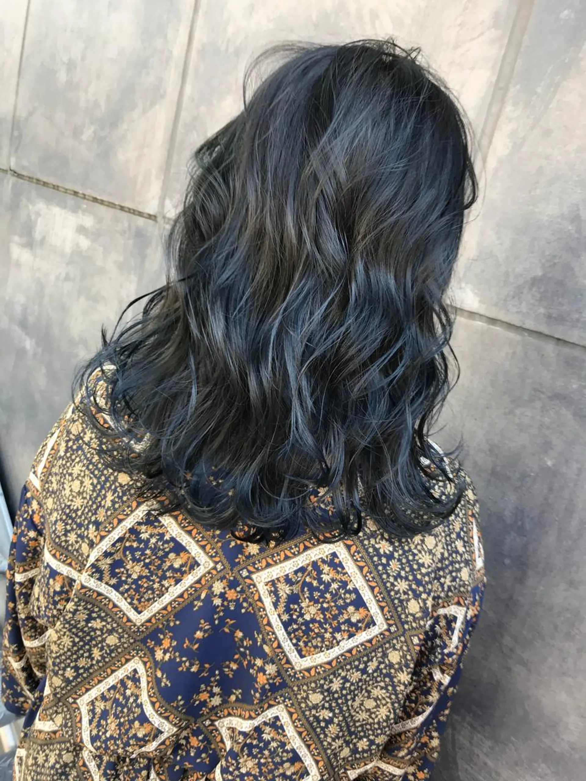 ミディアム カラー ネイビーカラー カット トリートメント TOMOYA/ ショート、レイヤーのヘアスタイル