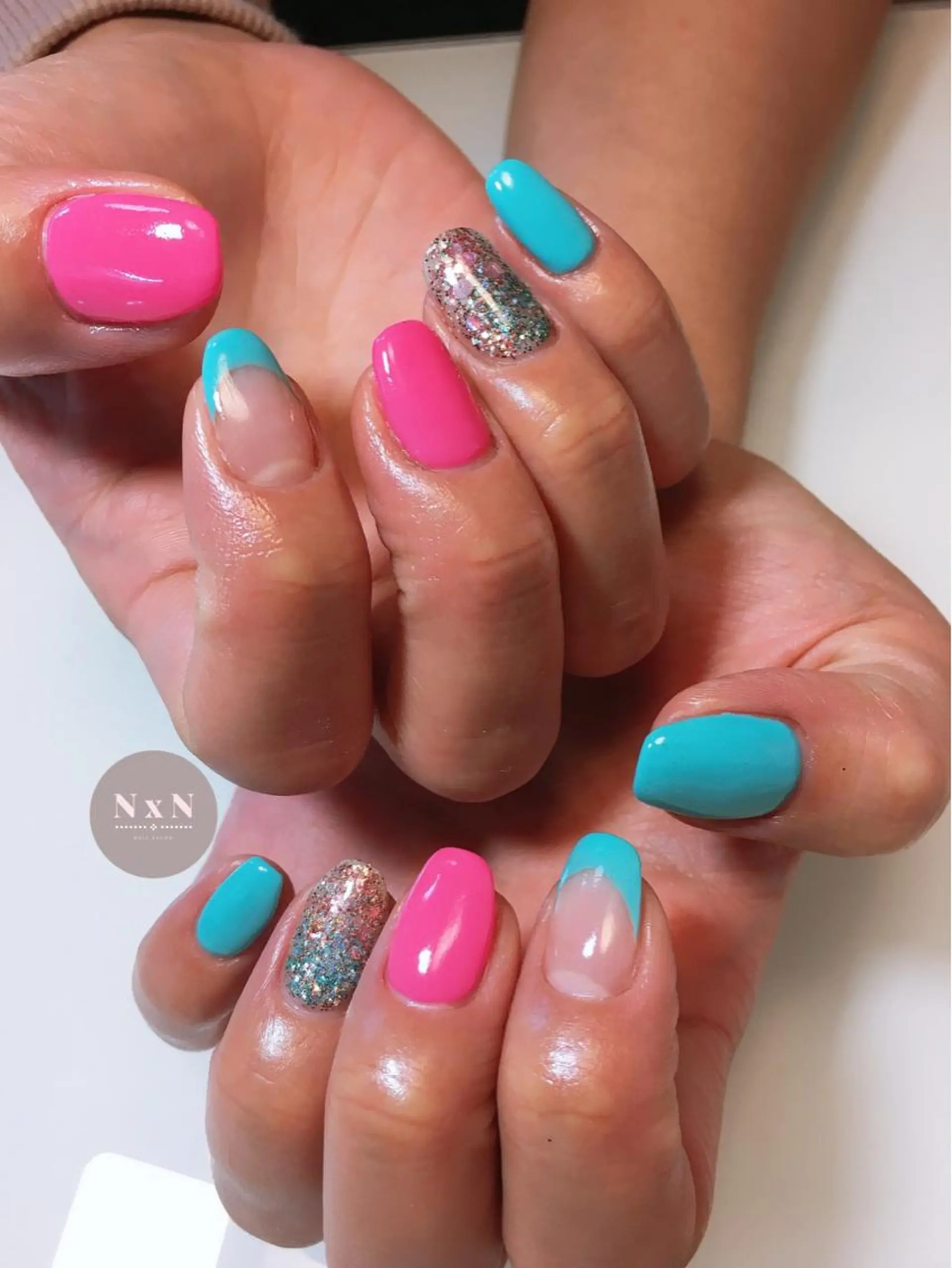 ネイル ジェルネイル ぷっくりネイル nail salon N×Nのネイルデザイン