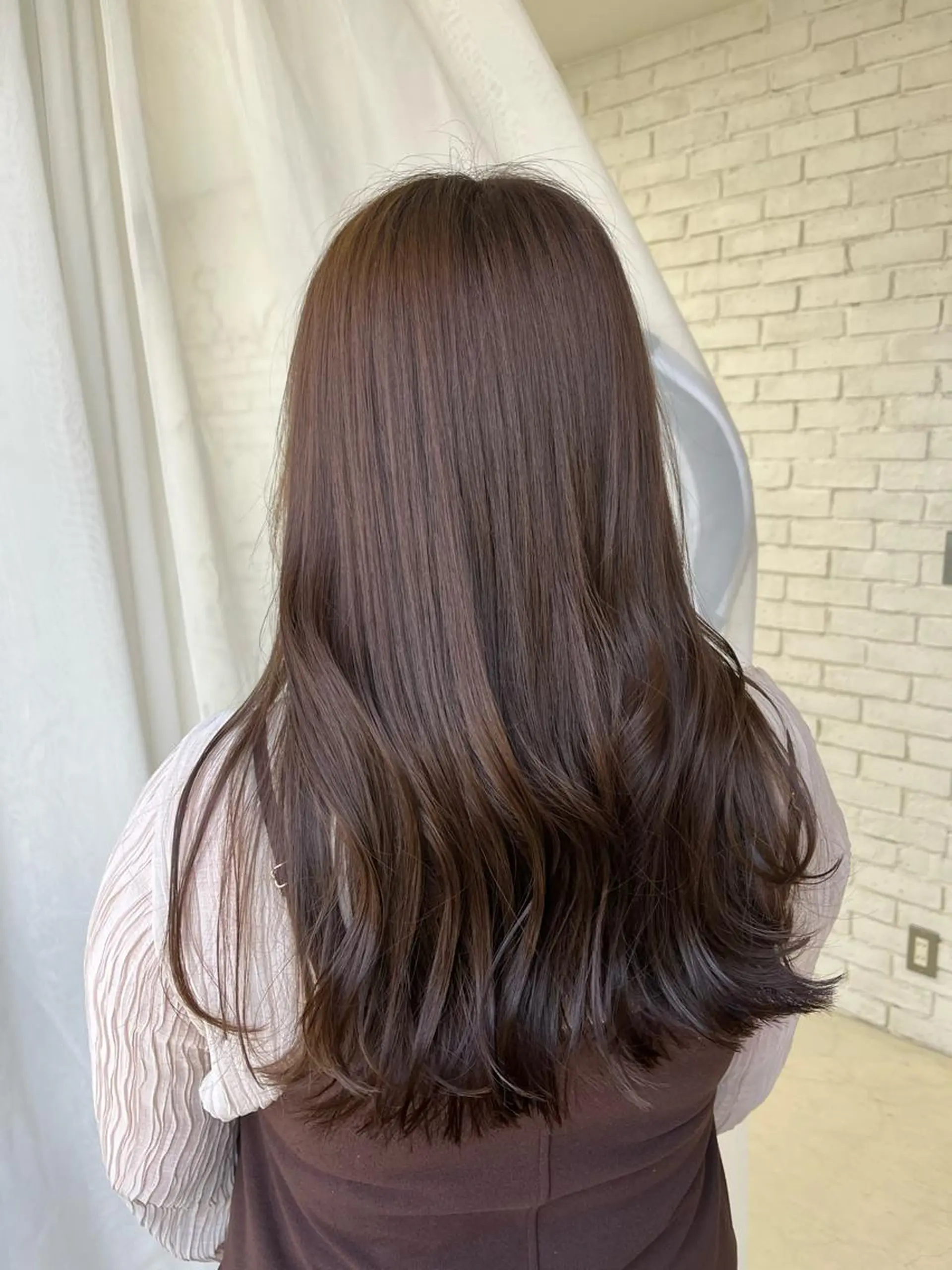 ロング カット トリートメント u n aのヘアスタイル