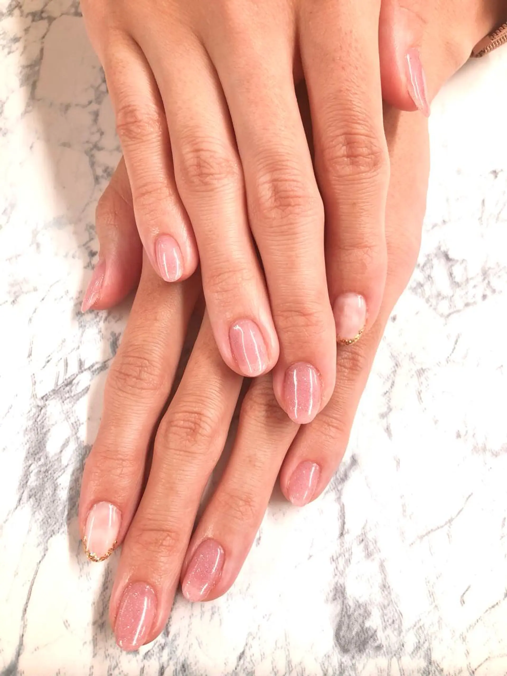 ネイル シンプルネイル 杉山 ネイリストのネイルデザイン