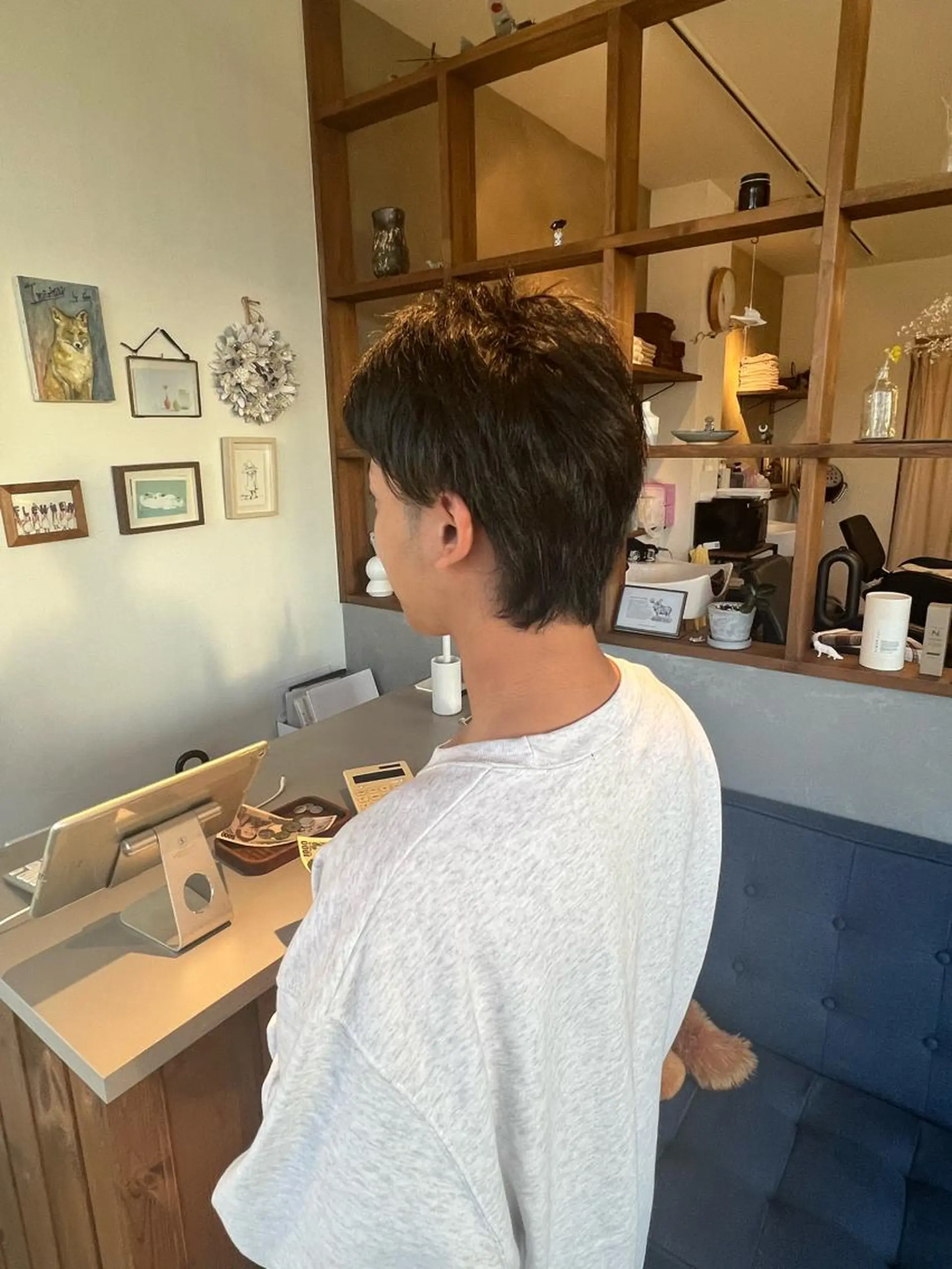 ショート メンズ メンズウルフカット ウルフカット カット 松永 真弥のヘアスタイル