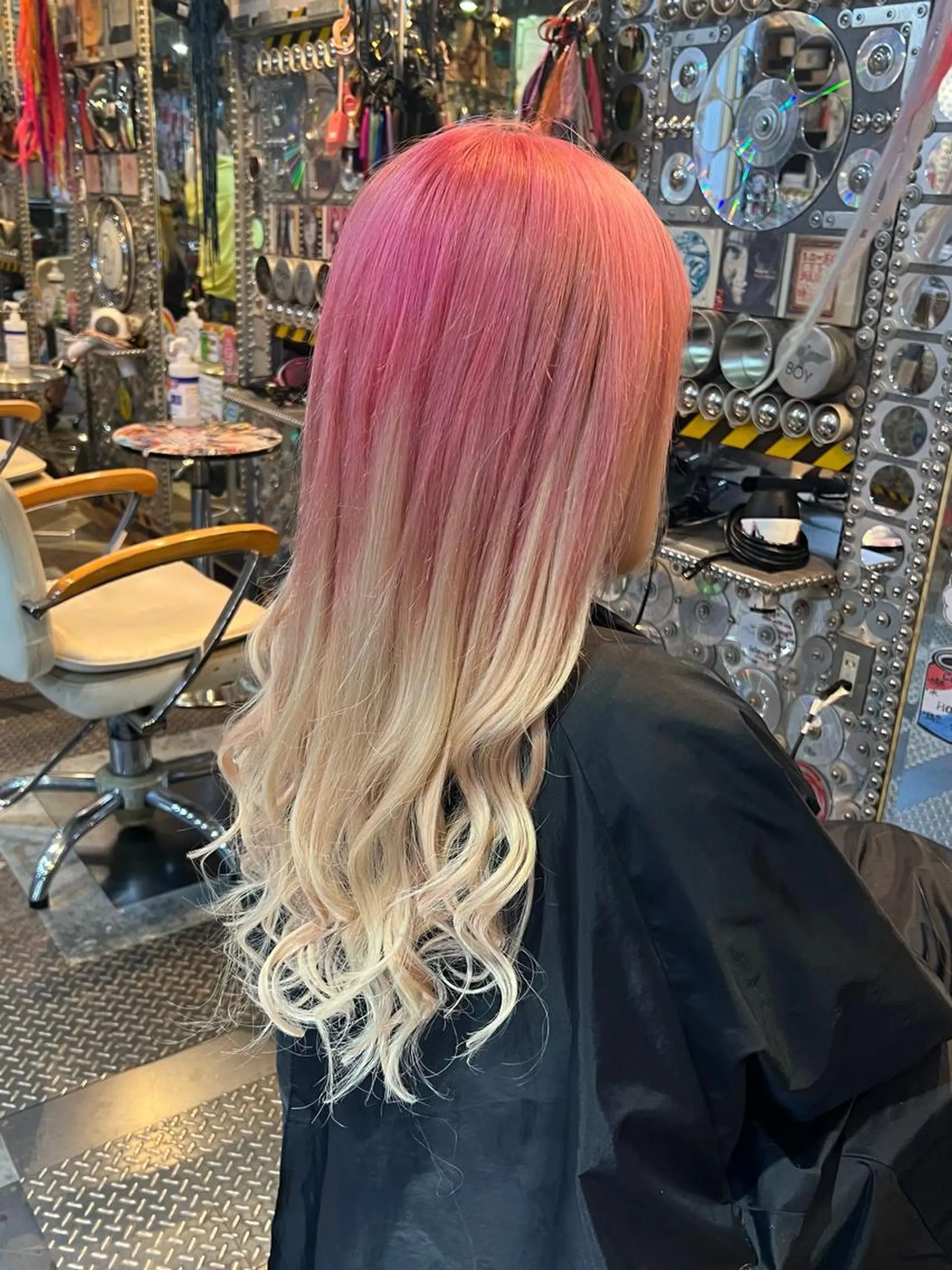 ミディアム カラー ヘアアレンジ エクステ KOYA ｺﾔのヘアスタイル