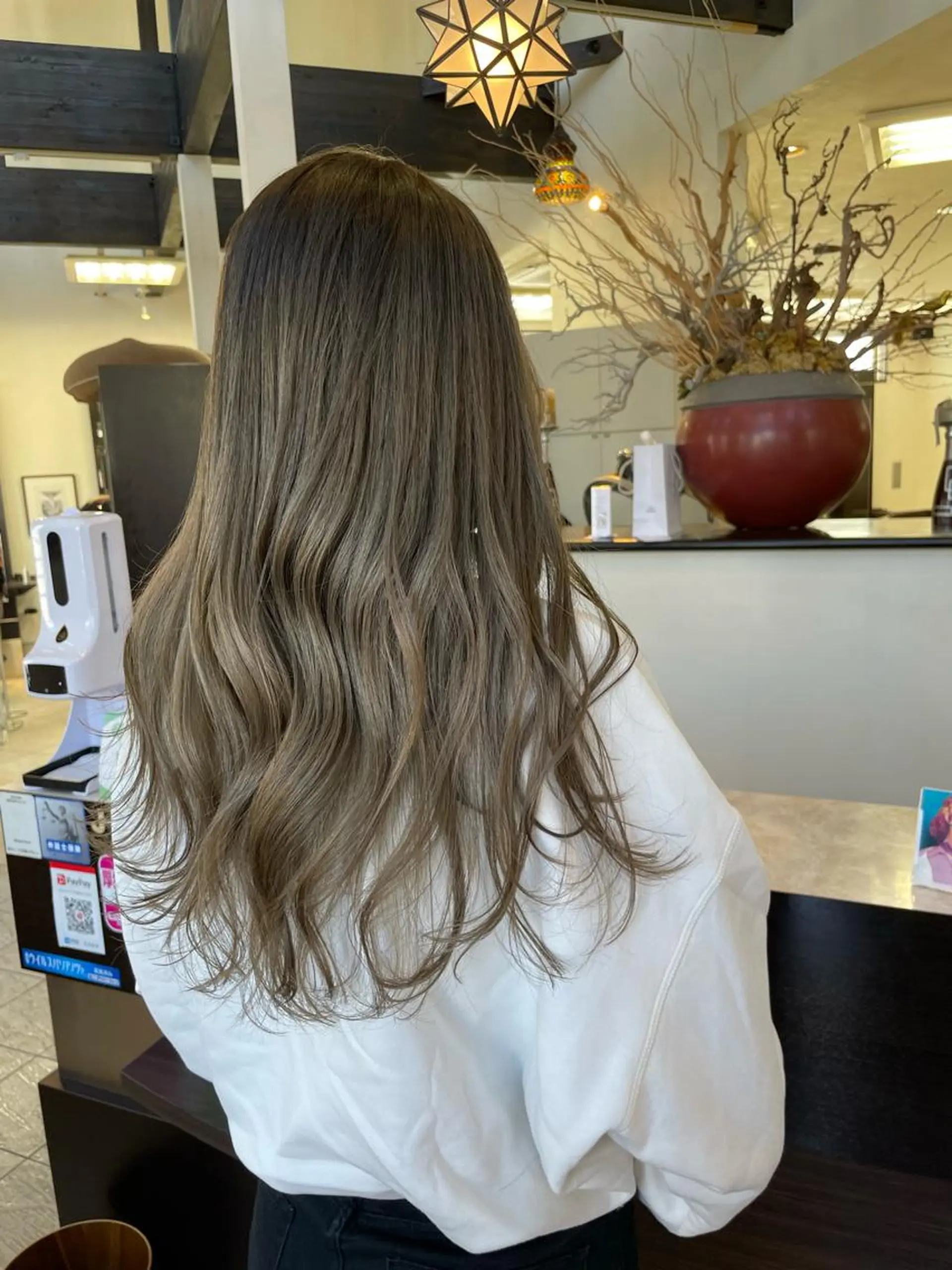 ロング カラー カット ヘアカラー コレットヘアー 田中アヤノのヘアスタイル