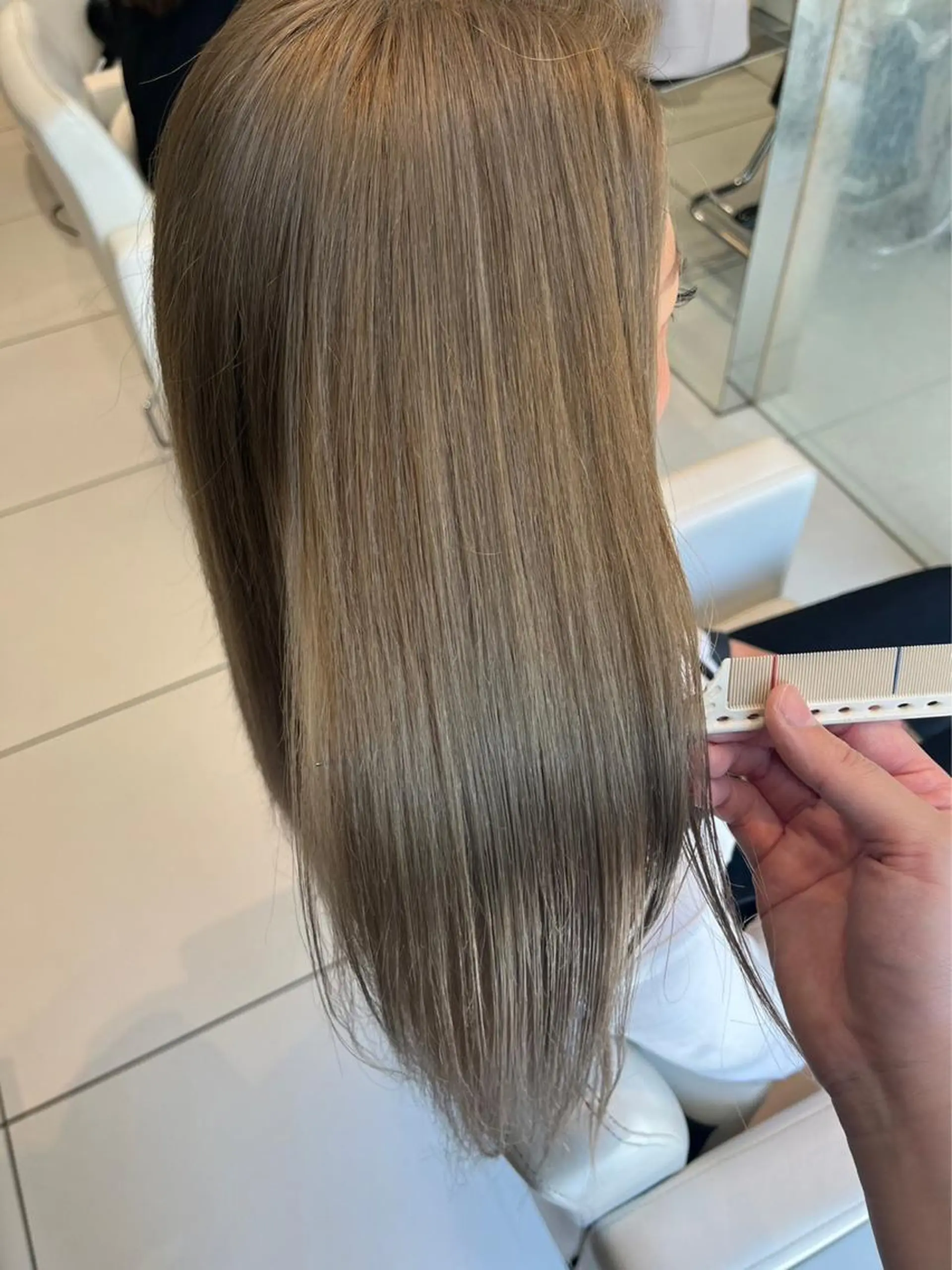 ロング カラー 艶髪/レイヤーカット /メンズ/野口緑のヘアスタイル