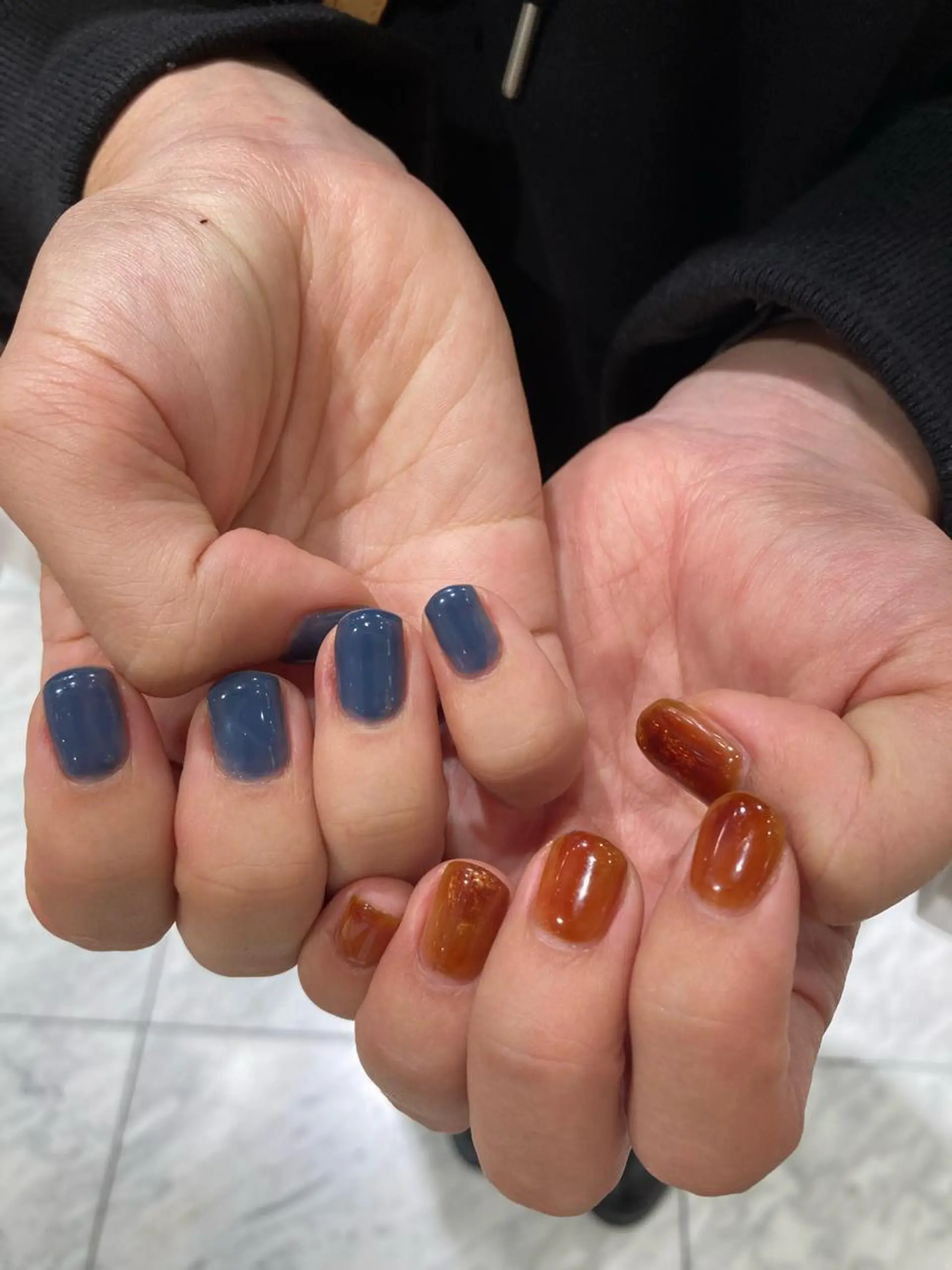 ネイル ニュアンスネイル ワンカラーネイル uinail mariのネイルデザイン