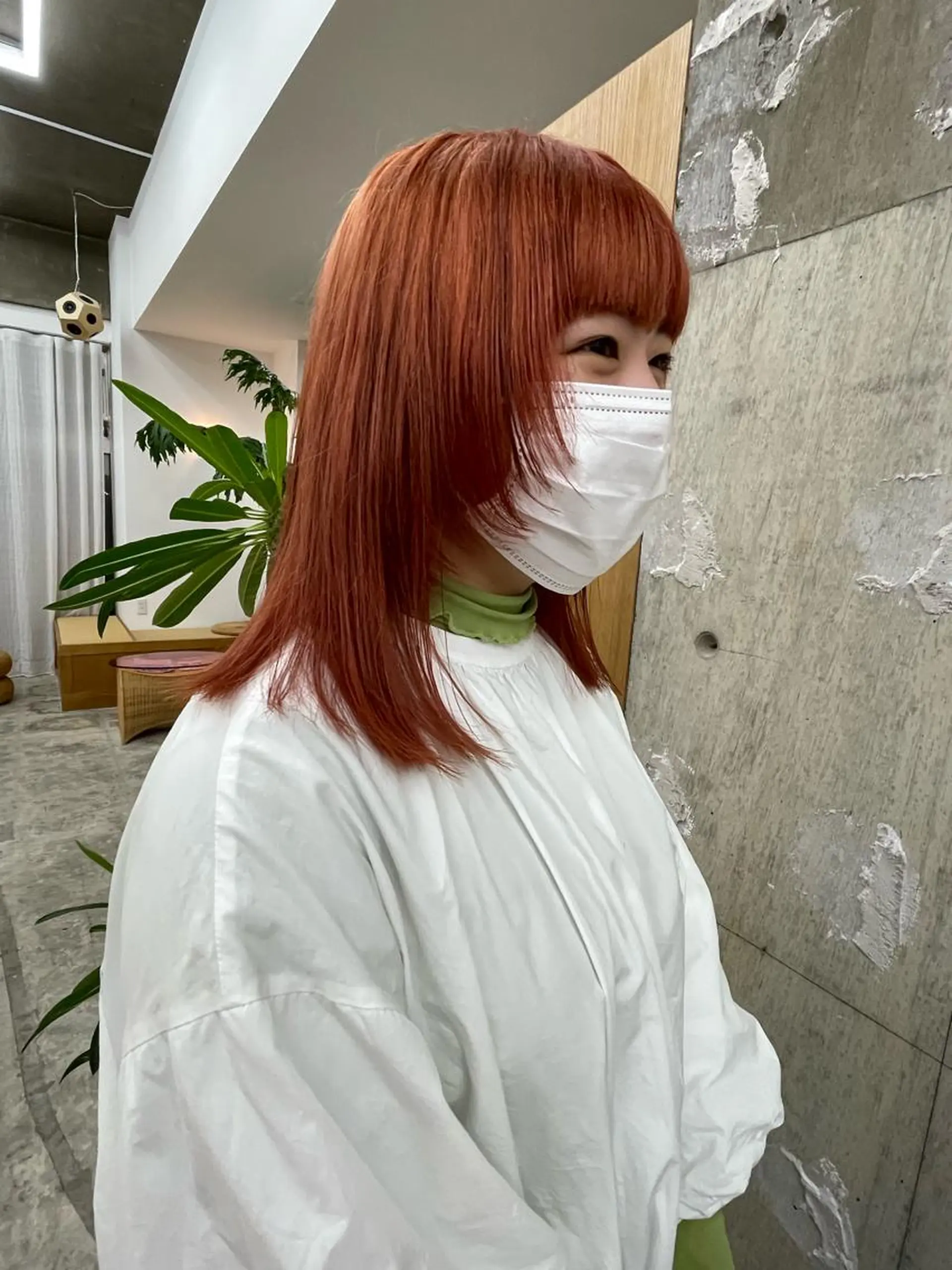 ミディアム カラー カット ヘアカラー トリートメント 垢抜けボブ/SAHO /OAK溝の口のヘアスタイル