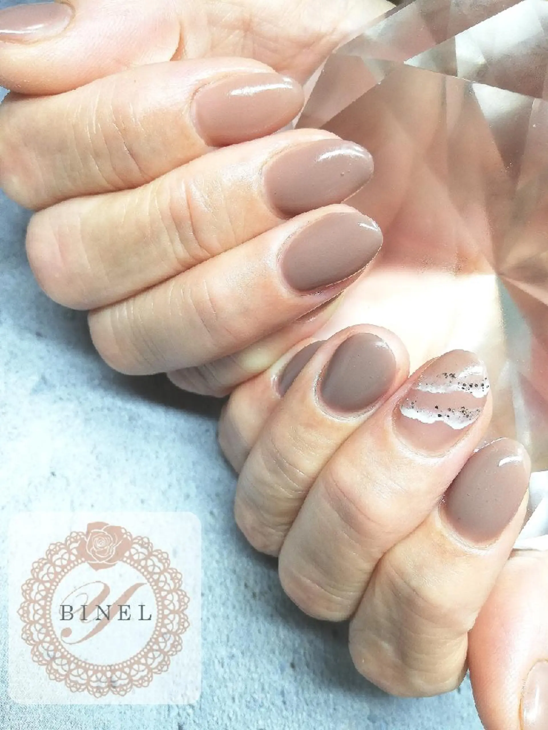 ネイル アートネイル ニュアンスネイル ハンドネイル Nail Salon Y.BINELのネイルデザイン