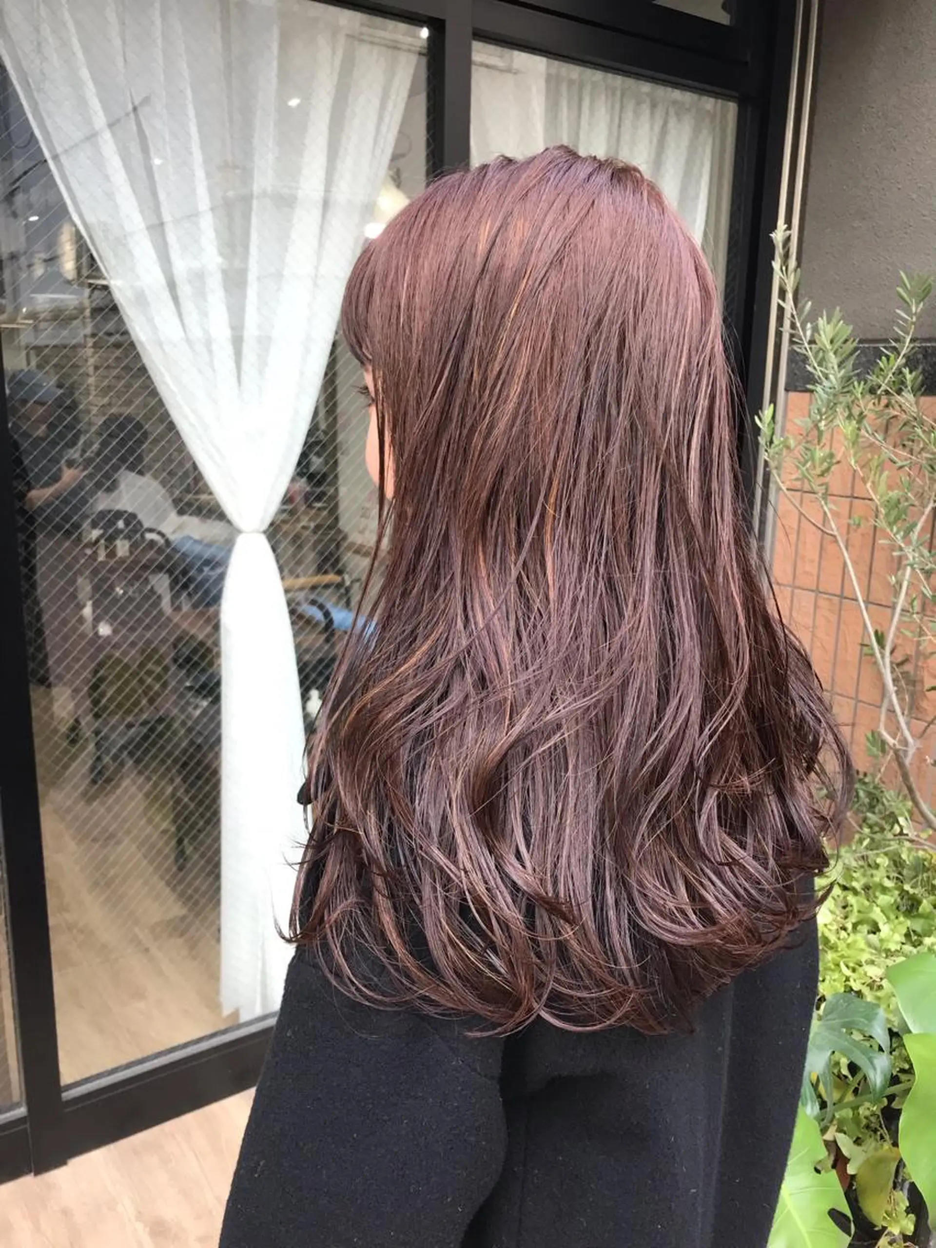 ロング カラー ヘアカラー トリートメント レイヤー/顔周り /AKARIのヘアスタイル