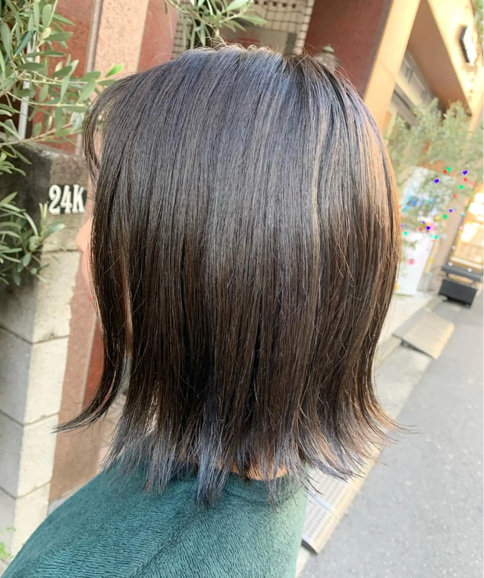 ミディアム カラー パーマ 韓国ヘア🇰🇷/ レイヤーカット✂︎のヘアスタイル