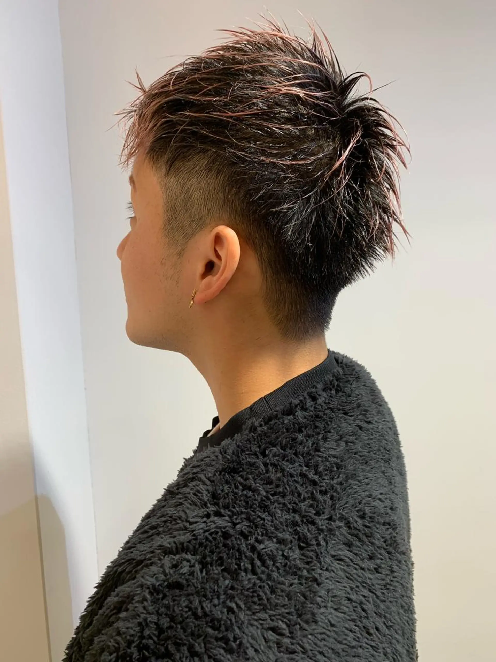 ショート カラー メンズ カット ヘアカラー トリートメント Lolonois池田 代表 鍜治本颯太のヘアスタイル