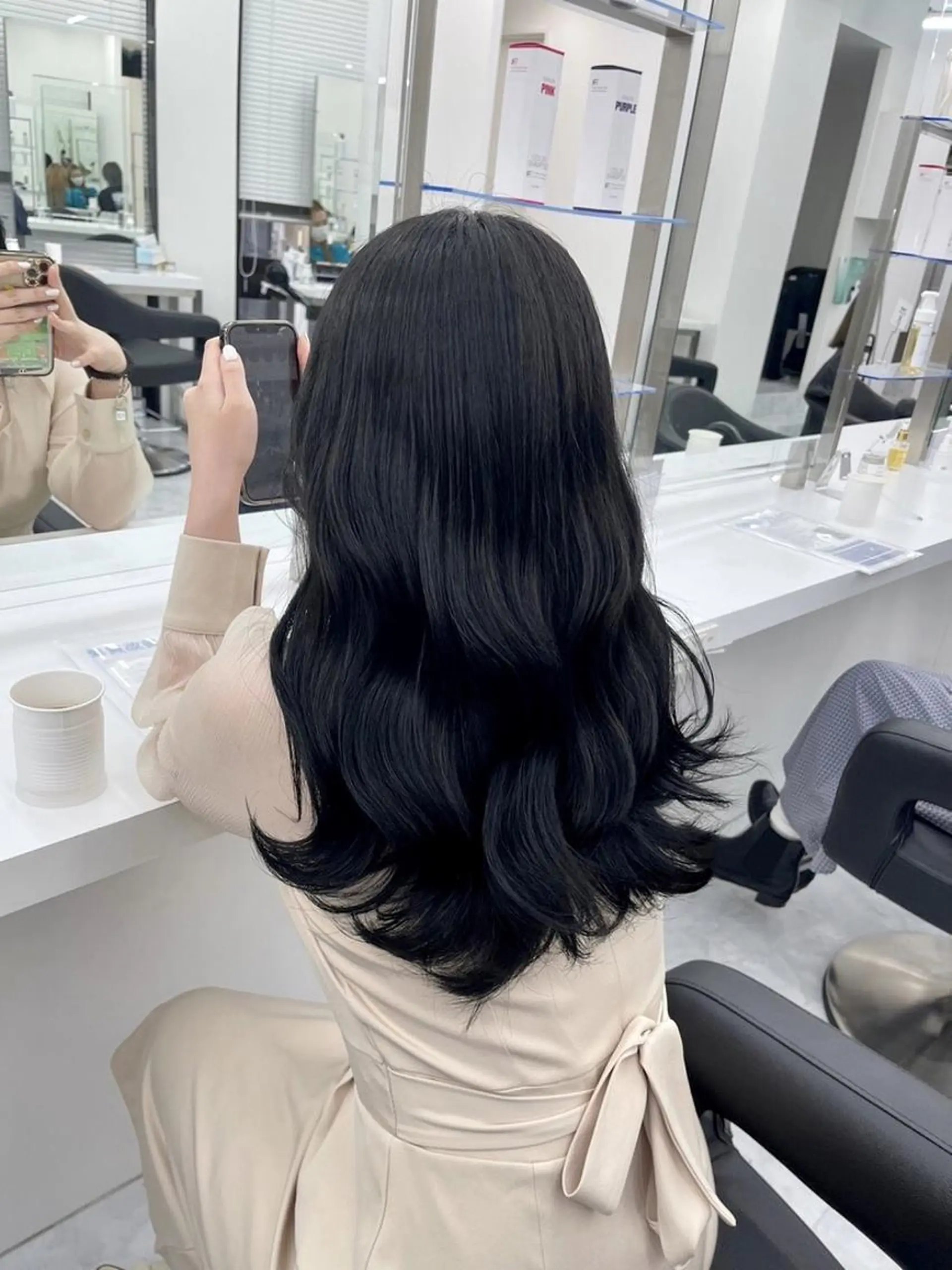 カラー 透明感カラー🌿 yuika🤎🍨のヘアスタイル