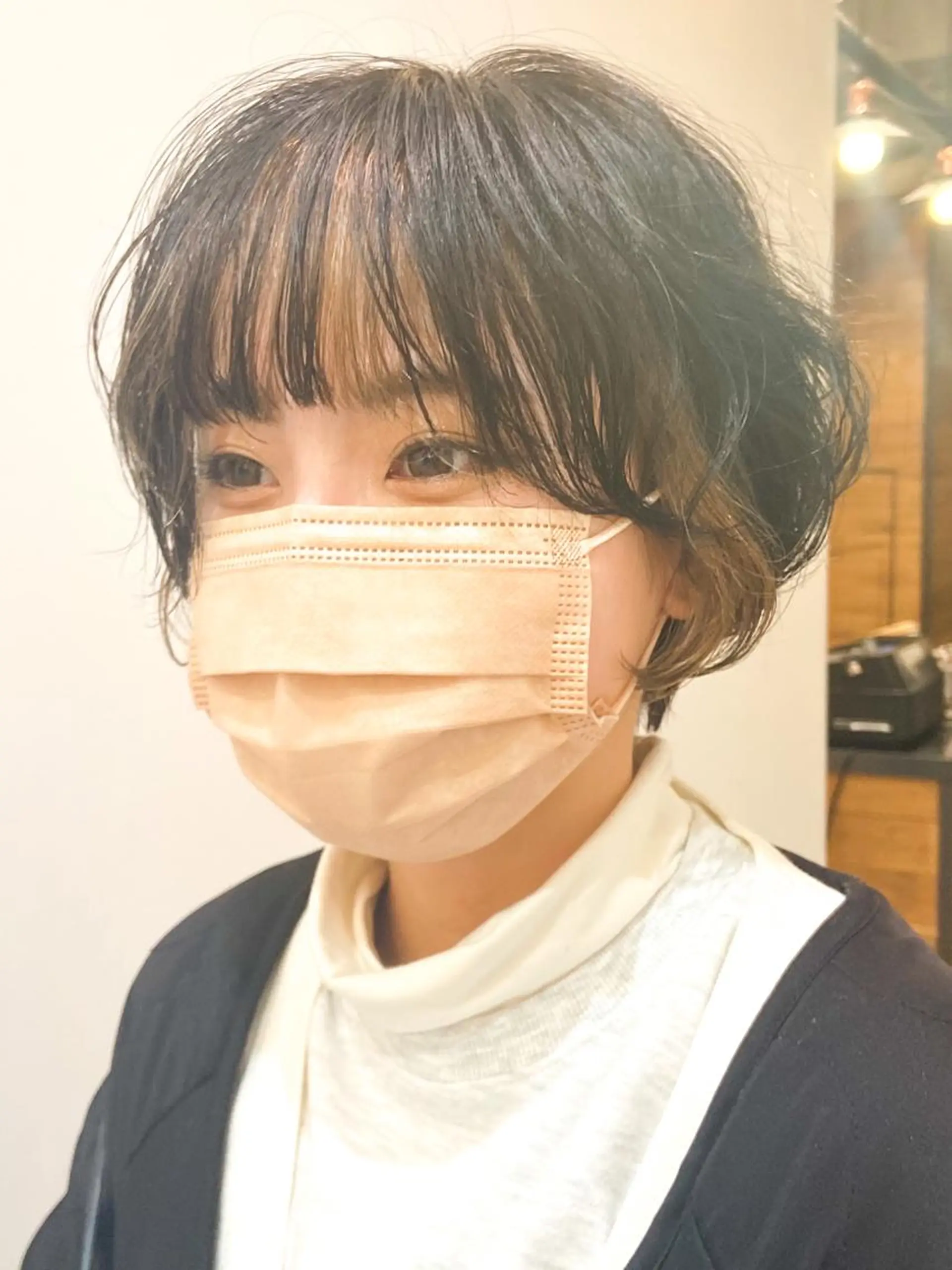 ショート カラー 田中 あやなのヘアスタイル