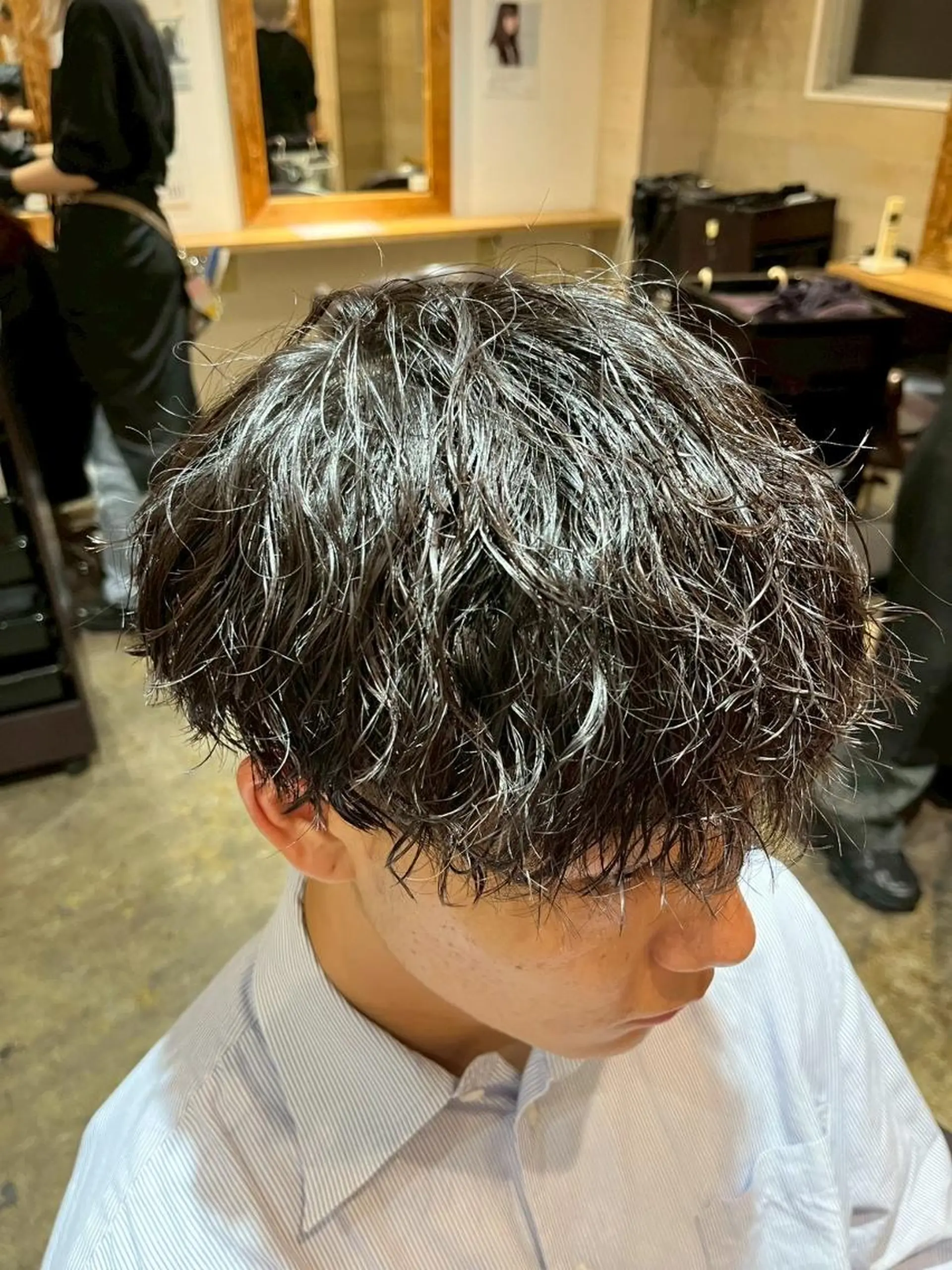 パーマ メンズ メンズカット パーマ特化 清士郎のヘアスタイル