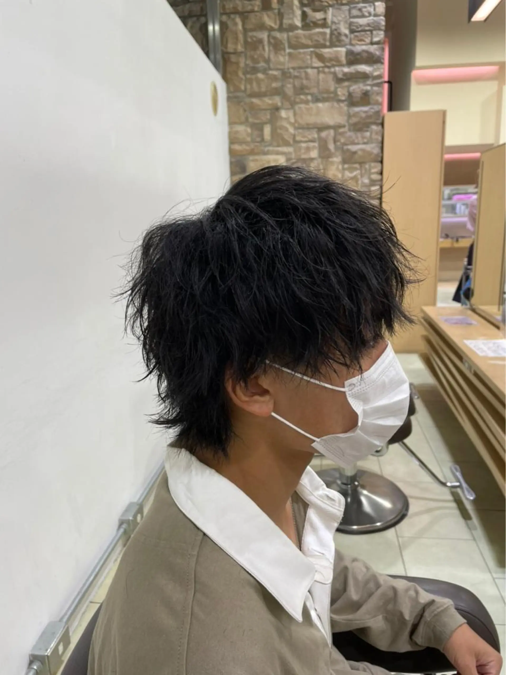 ショート パーマ メンズ 韓国🩶Y2Kネイル 💫くれはのネイルデザイン