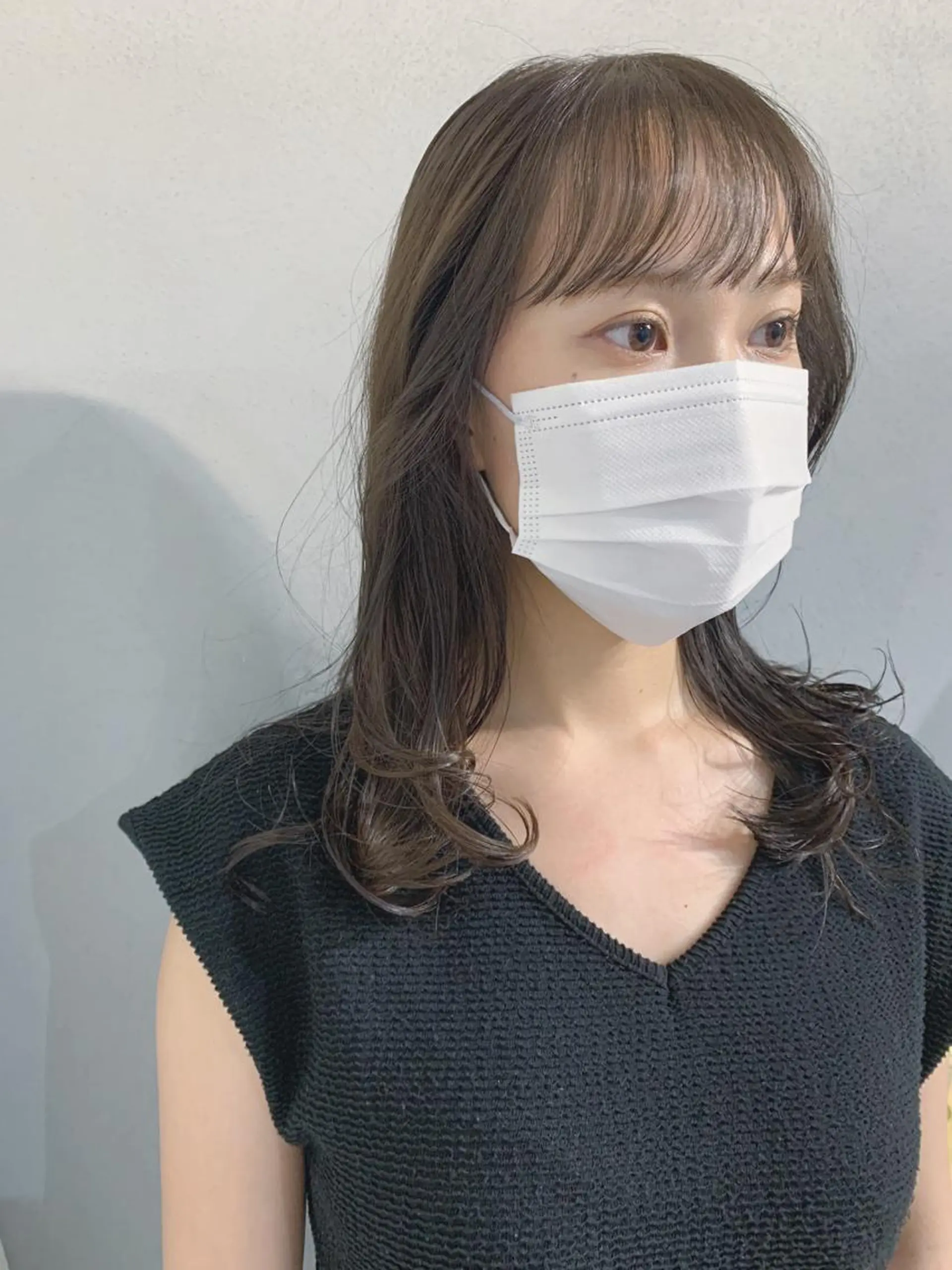 ロング カラー ボブパーマコテ巻き風 パーマNo1深江秀平のヘアスタイル