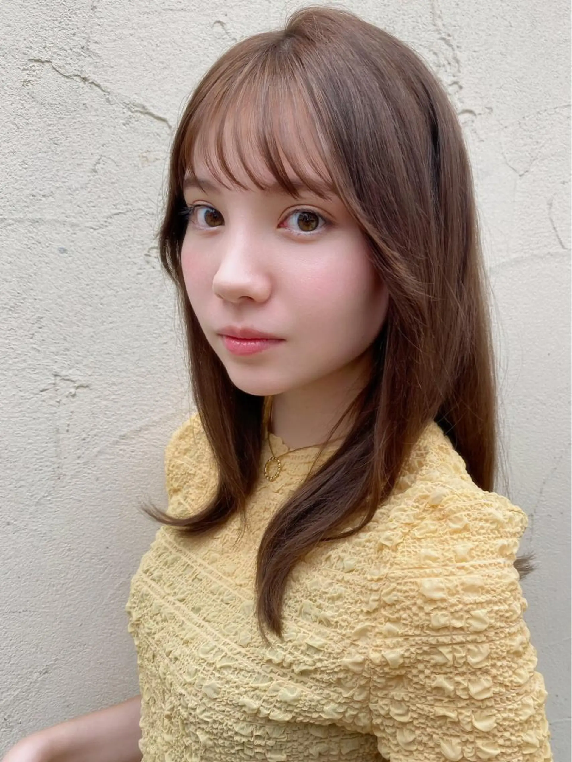 セミロング カラー 🪭risa 暖色/レイヤー🪭のヘアスタイル