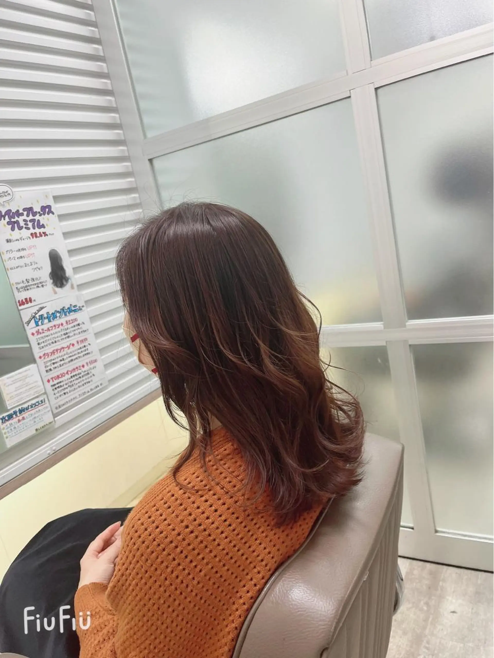 ミディアム 新宿/小顔レイヤー/ 顔まわり/西慶太朗のヘアスタイル