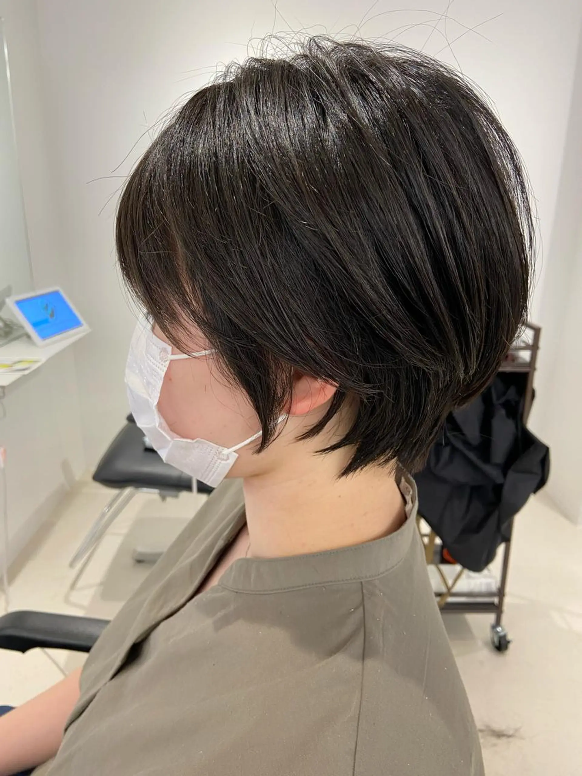 ショート 髪質改善カラー✨質感 ショート✨石山航のヘアスタイル