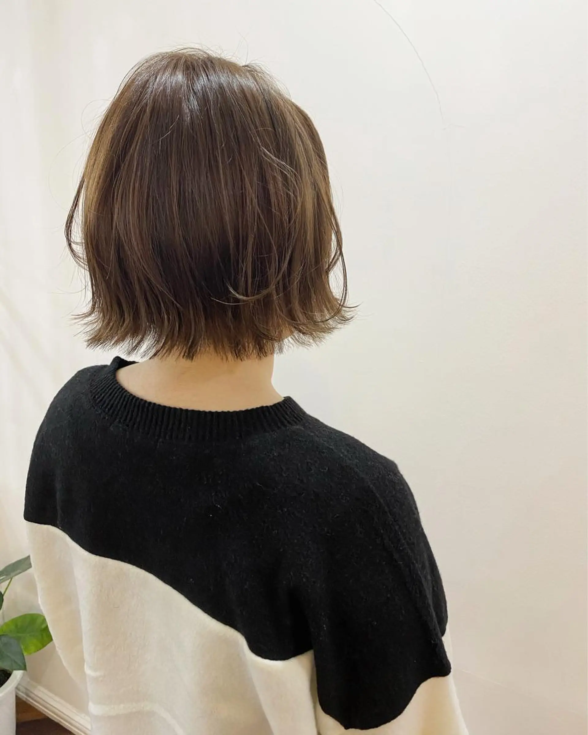 ショート カラー 切りっぱなしボブ ボブ カット フラム所属・WATANABE MISAKIのヘアスタイル