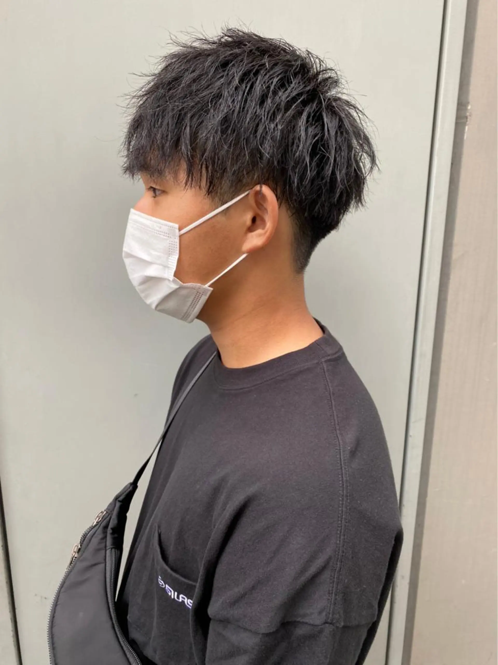 カラー パーマ メンズ メンズパーマ ベージュカラー💖 やすひろのヘアスタイル