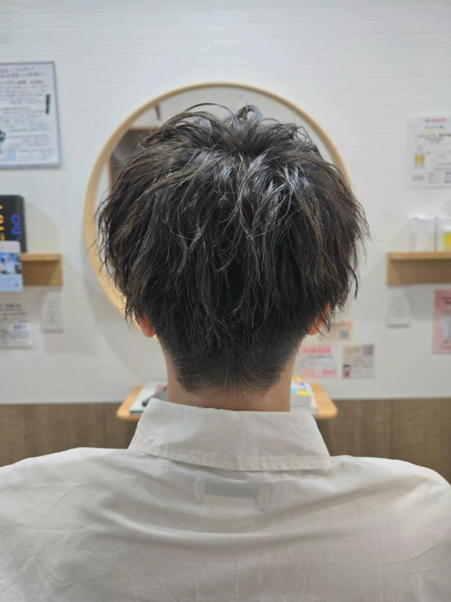 ショート パーマ メンズ 藤田 大輔のヘアスタイル