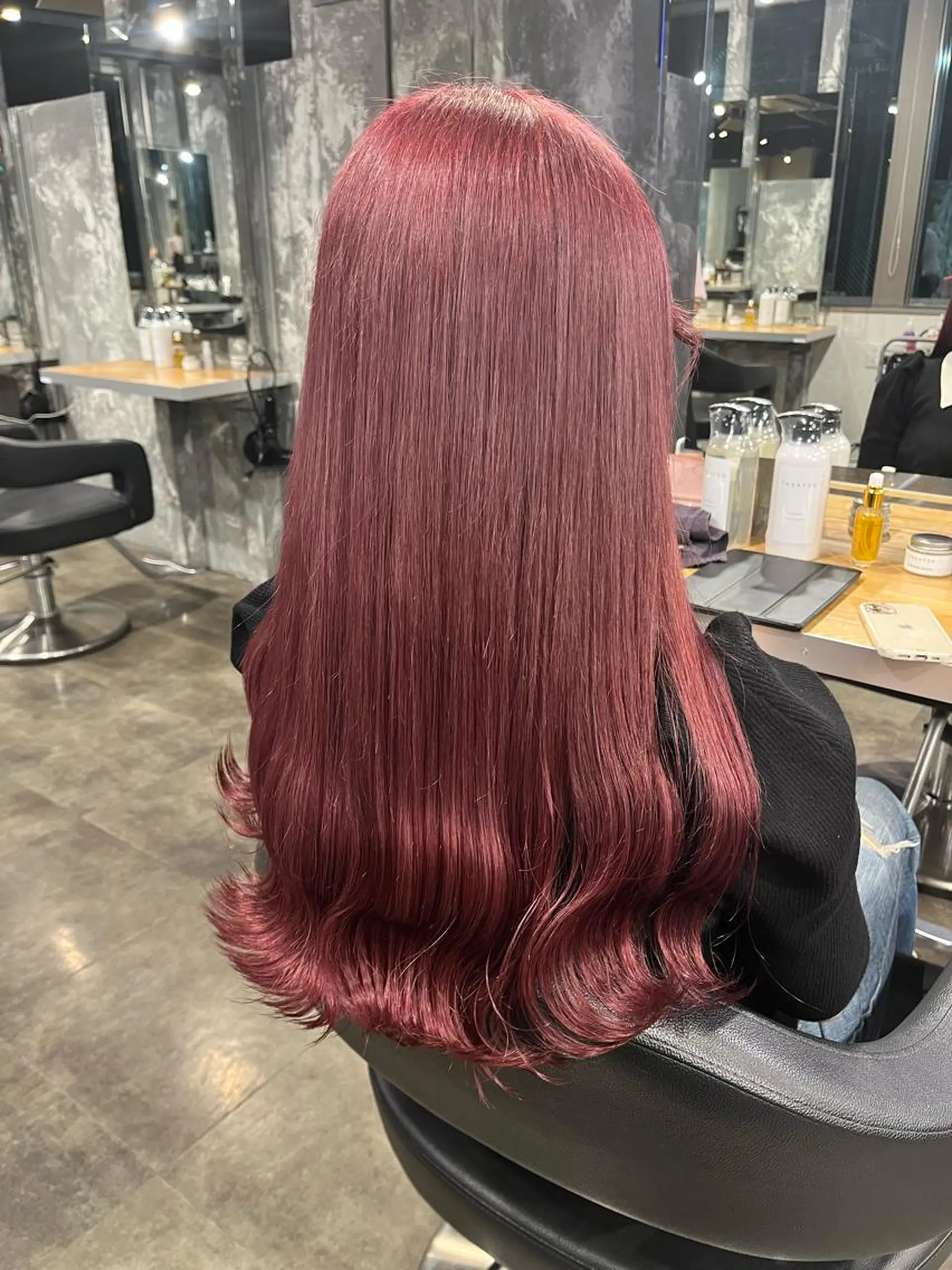 ロング I S所属・🪞透明感カラー🫧 縮毛矯正🥇かずきのヘアスタイル