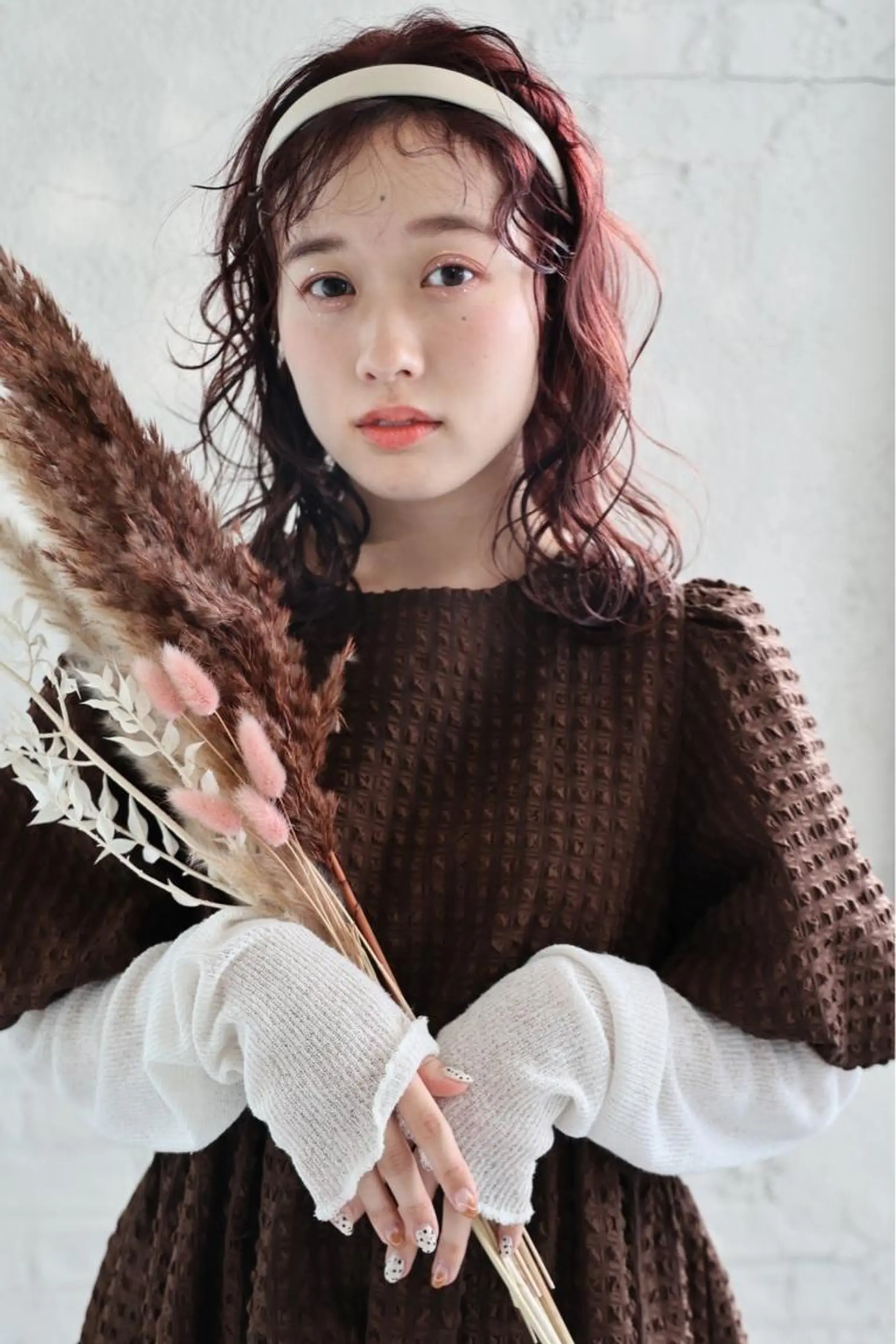 ミディアム パーマ hair make powder 薮本のヘアスタイル