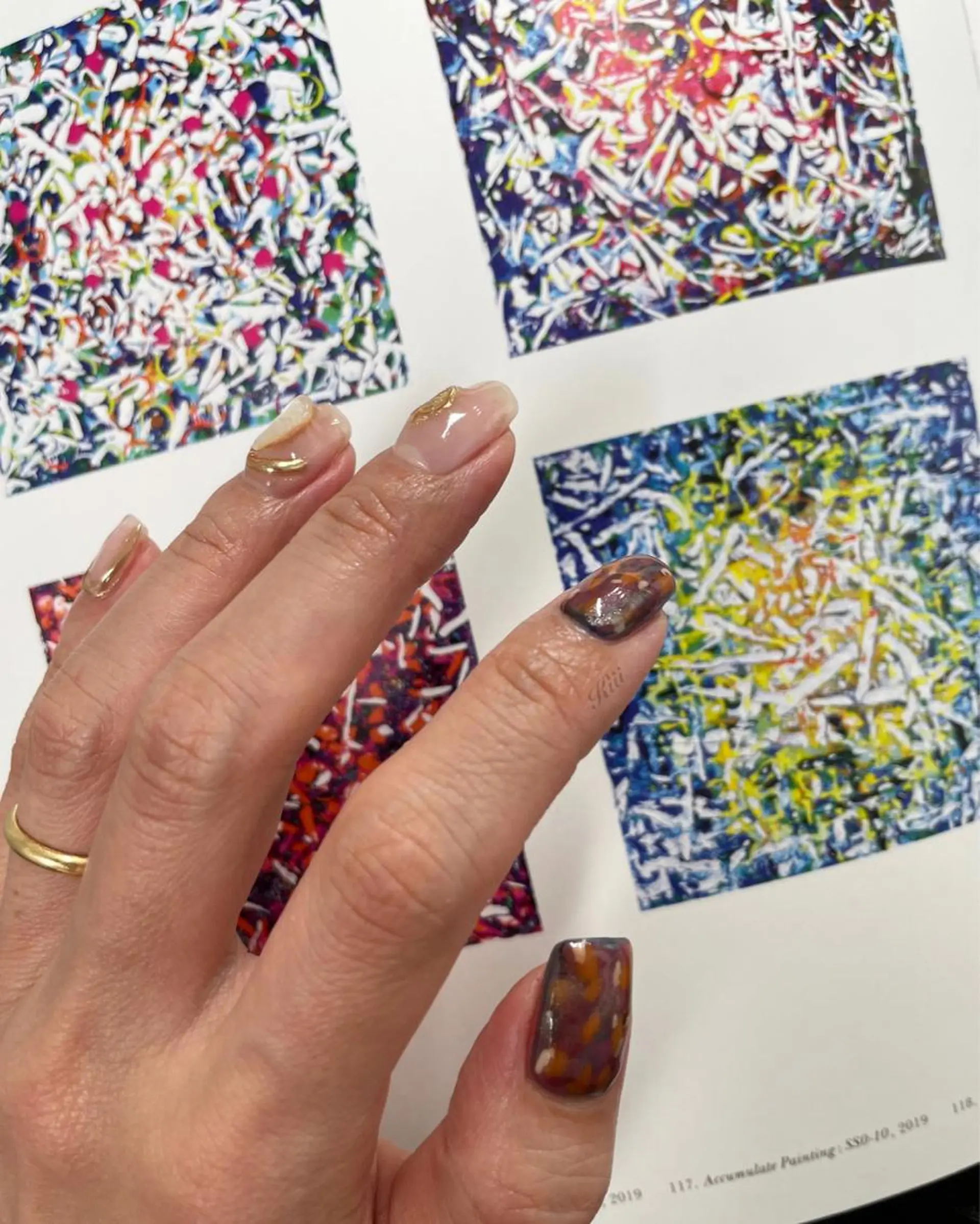 ネイル ハンドネイル フットネイル kiii.__ ✴︎*のネイルデザイン