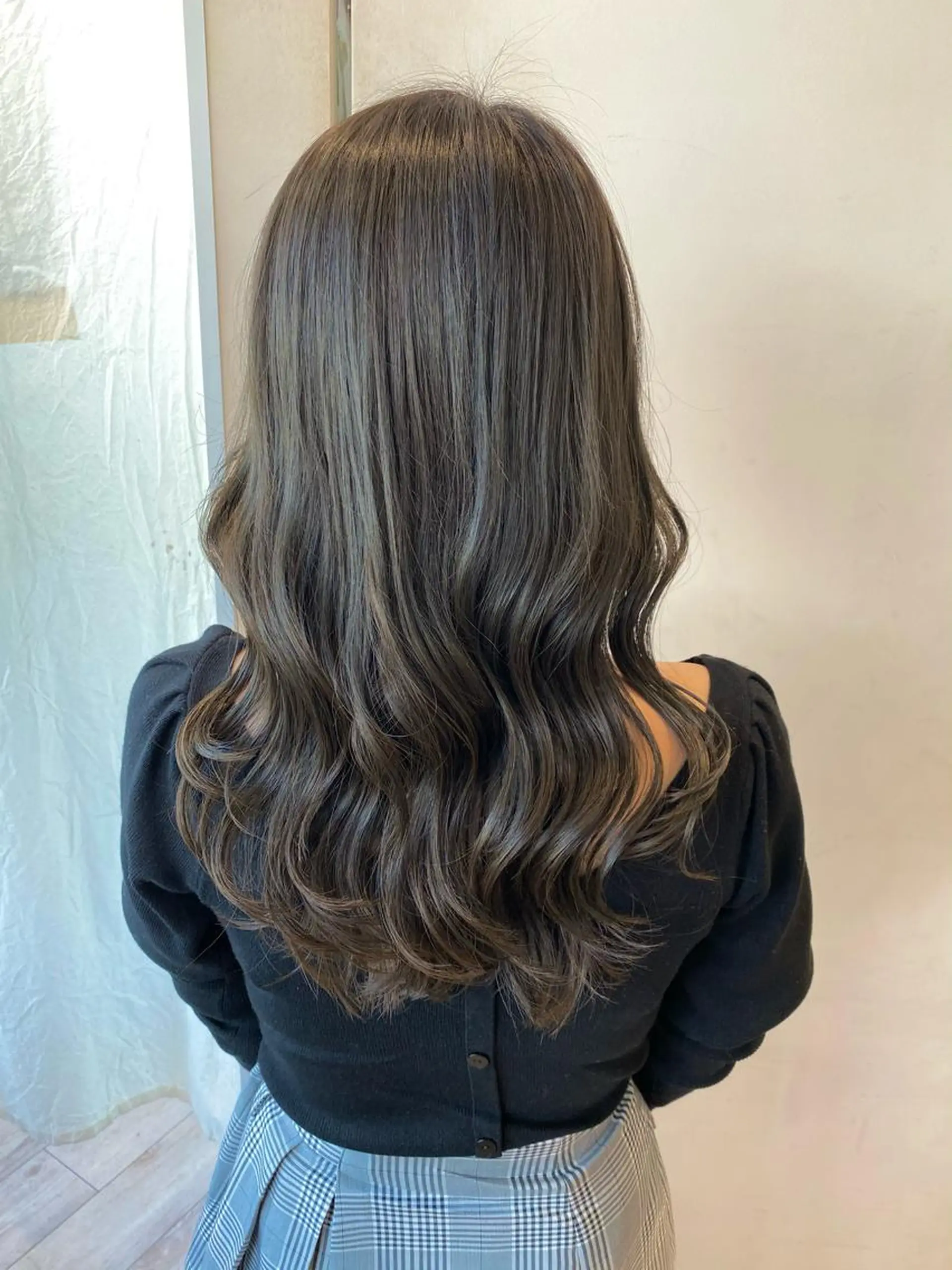 ロング カラー 顔まわりカット🌟 くびれヘア/寺門遥輝のヘアスタイル