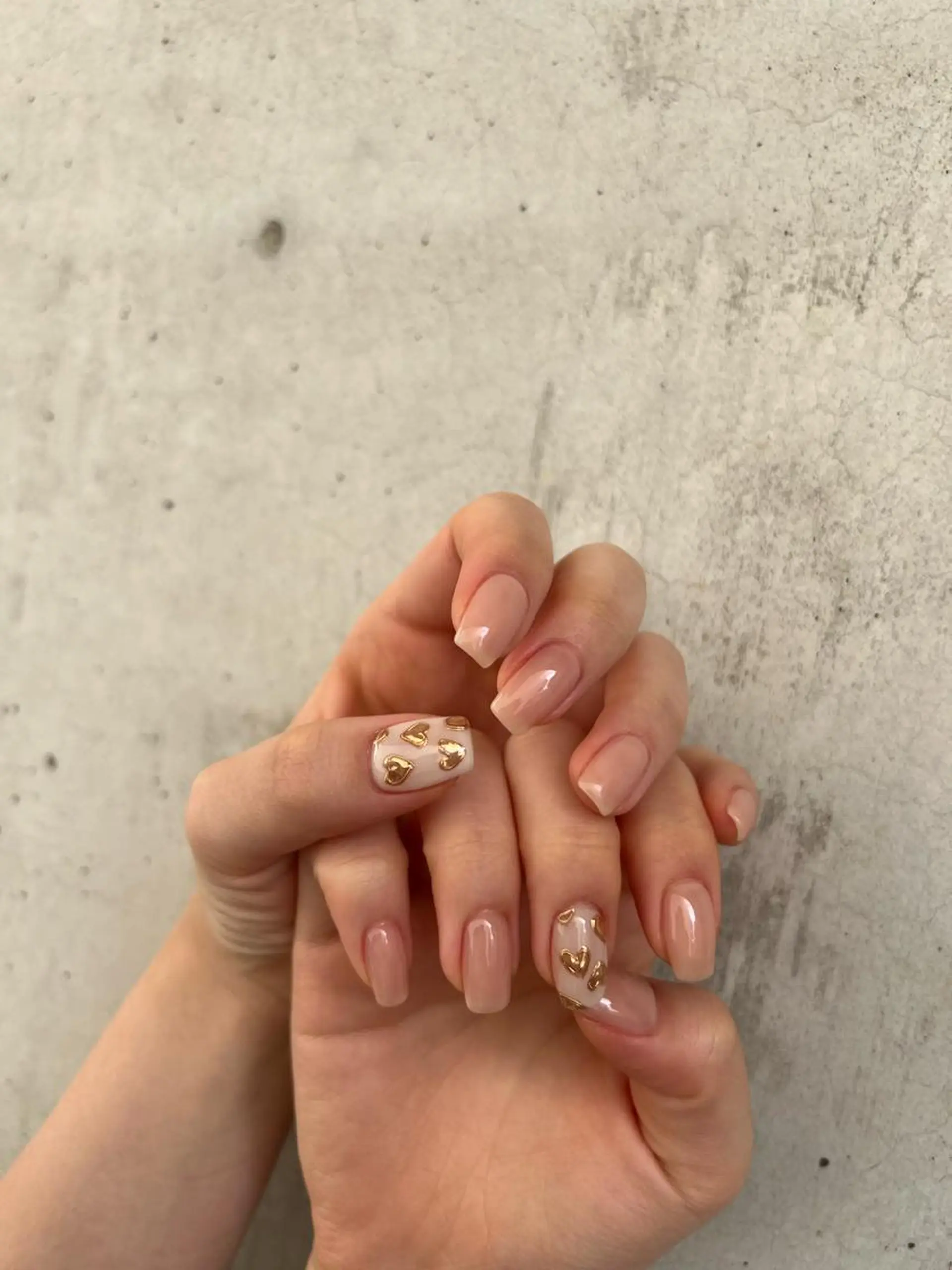 ネイル ハート 持ち込み シンプルネイル ハンドネイル ハンドケア Charme. NOBUKOのネイルデザイン