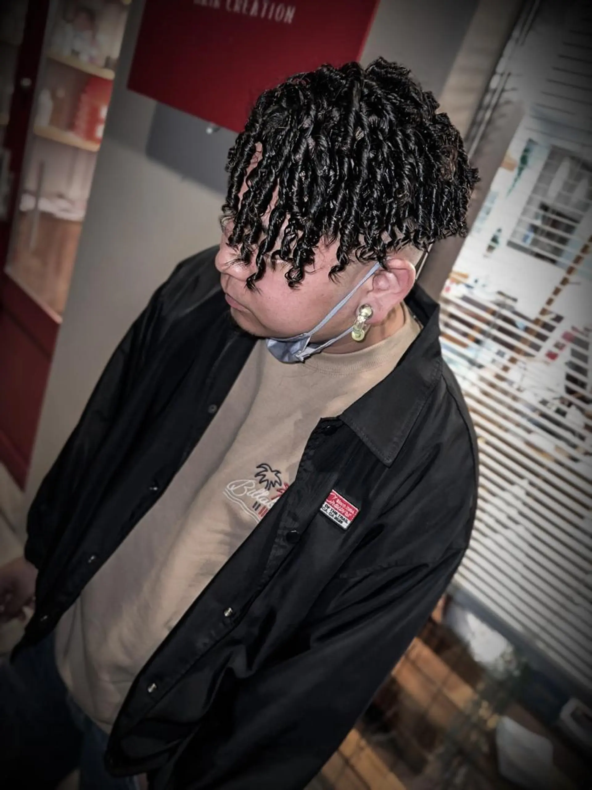 メンズ カット パーマ 守屋 智紀のヘアスタイル