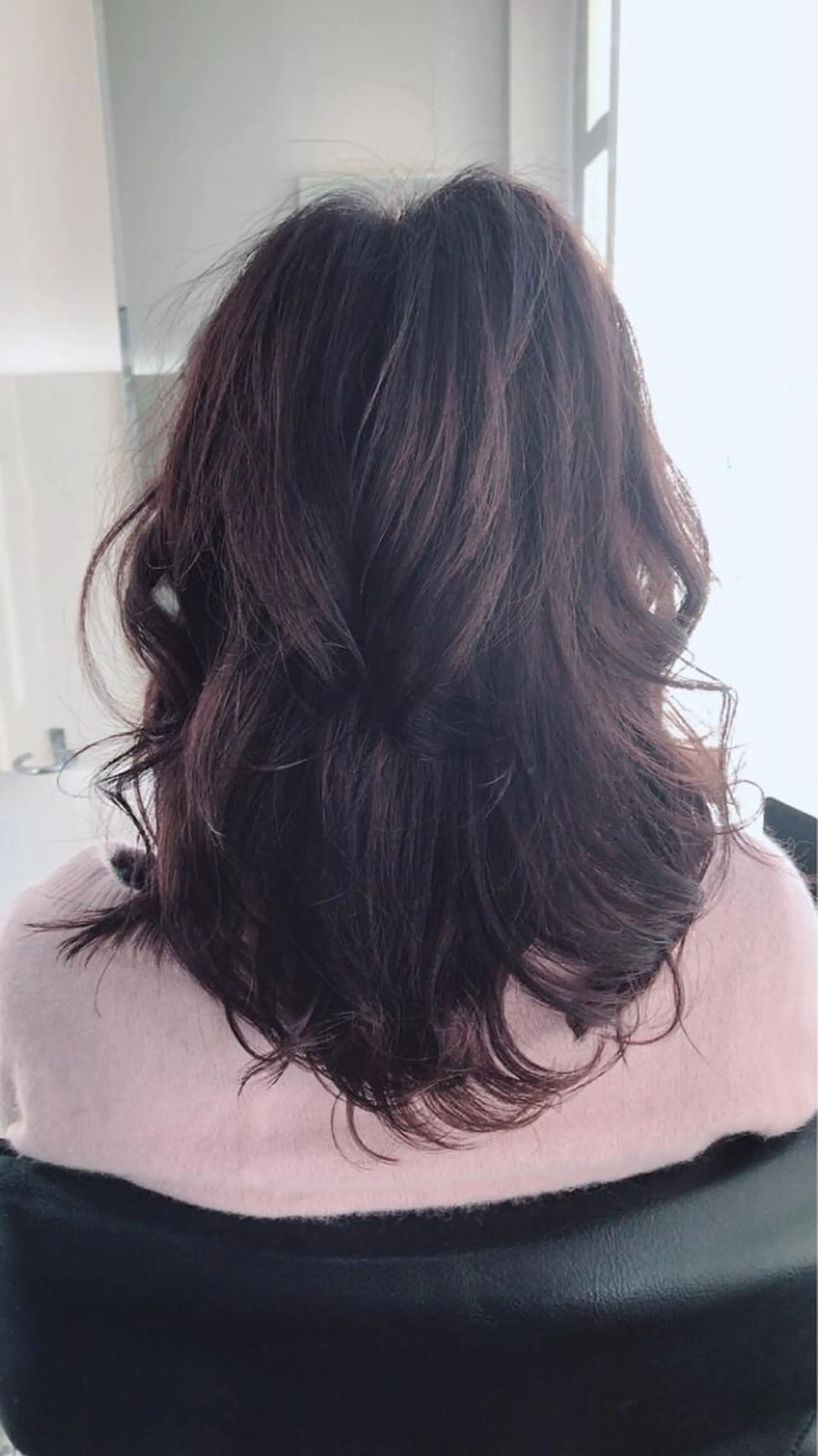 セミロング カラー 関口 友行のヘアスタイル