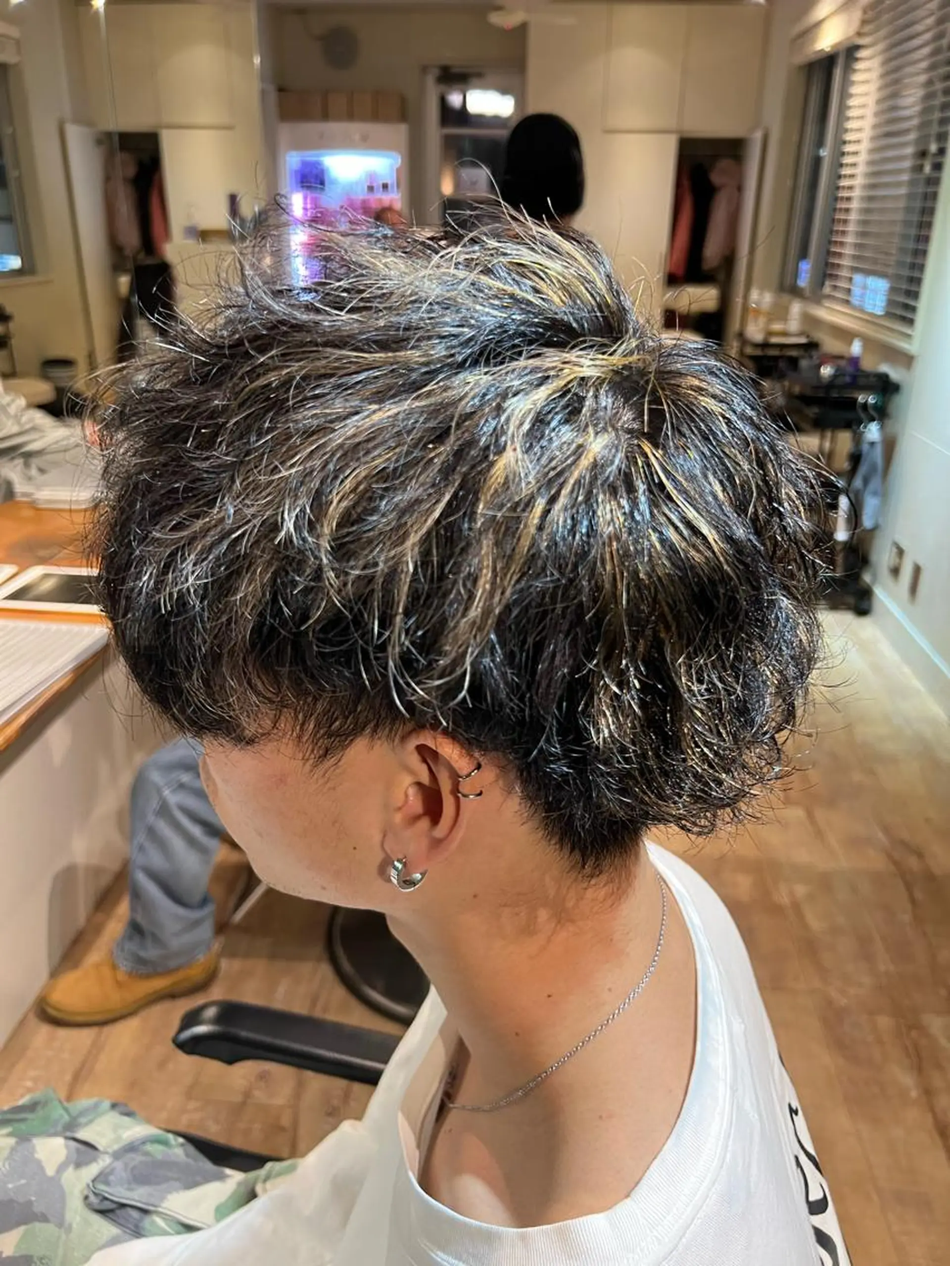 カラー メンズ Lisa🪄似合わせ ／デザインカラーのヘアスタイル