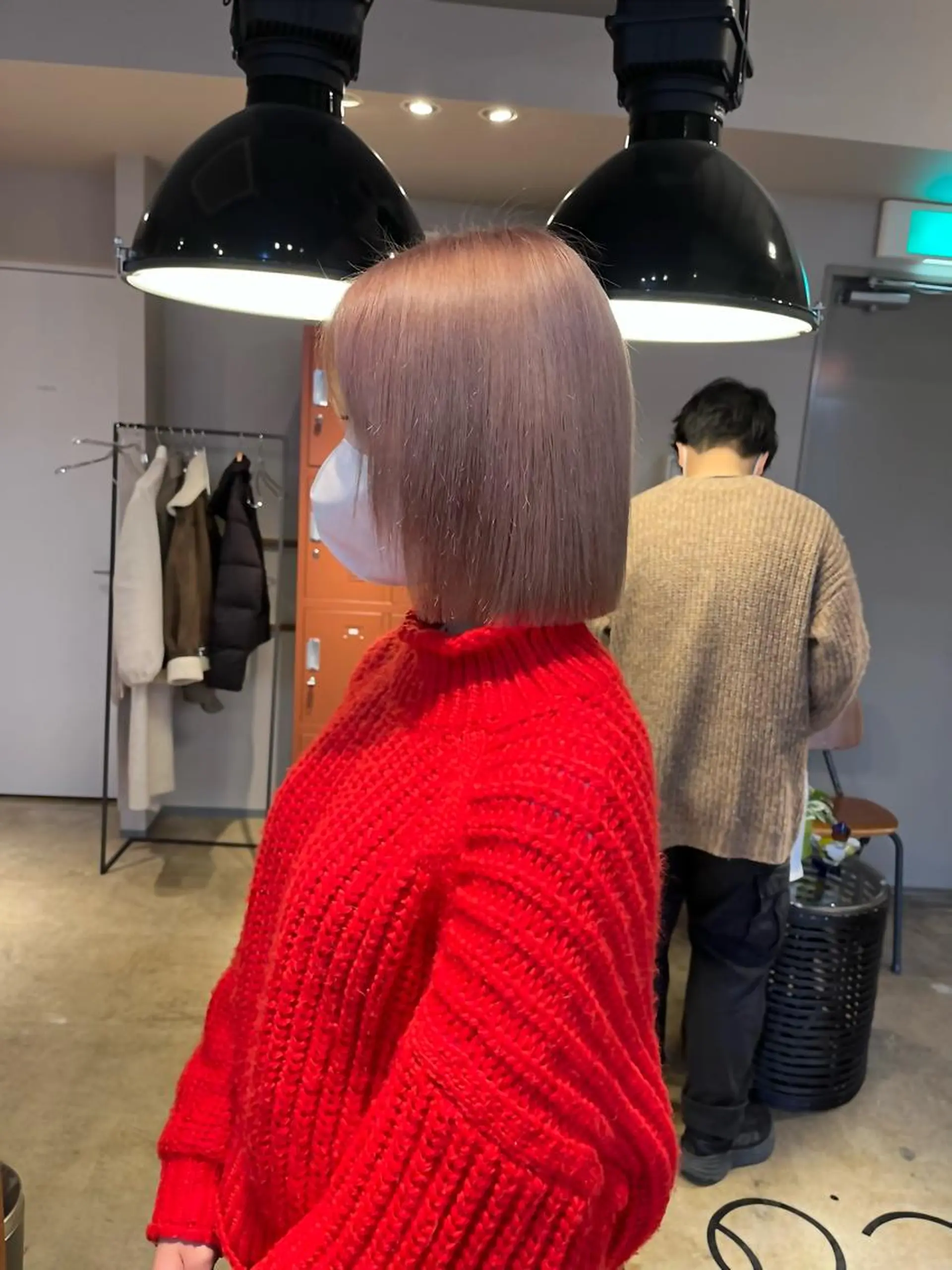 ミディアム カラー ブリーチ ピンクカラー 🩷ハイトーン透明感 レイヤー🩷ユリカのヘアスタイル